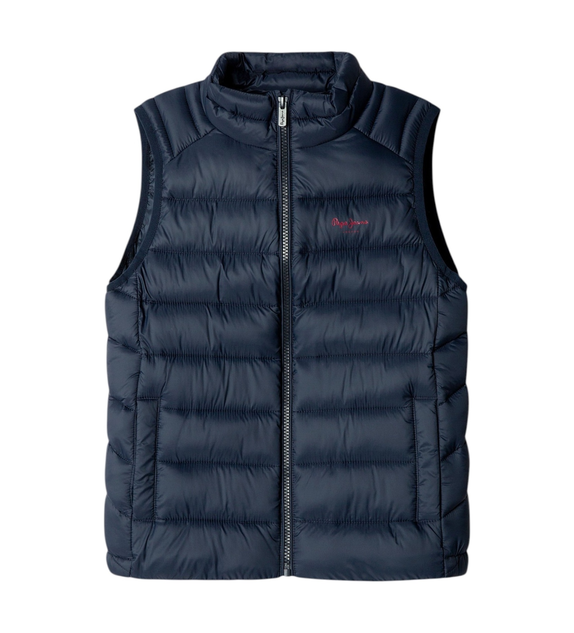 Pepe Jeansunisex voor kinderen. PB4000042 Marineblauw gilet Evan (10años= 140cm), Casual, Polyamide, kinderkleding