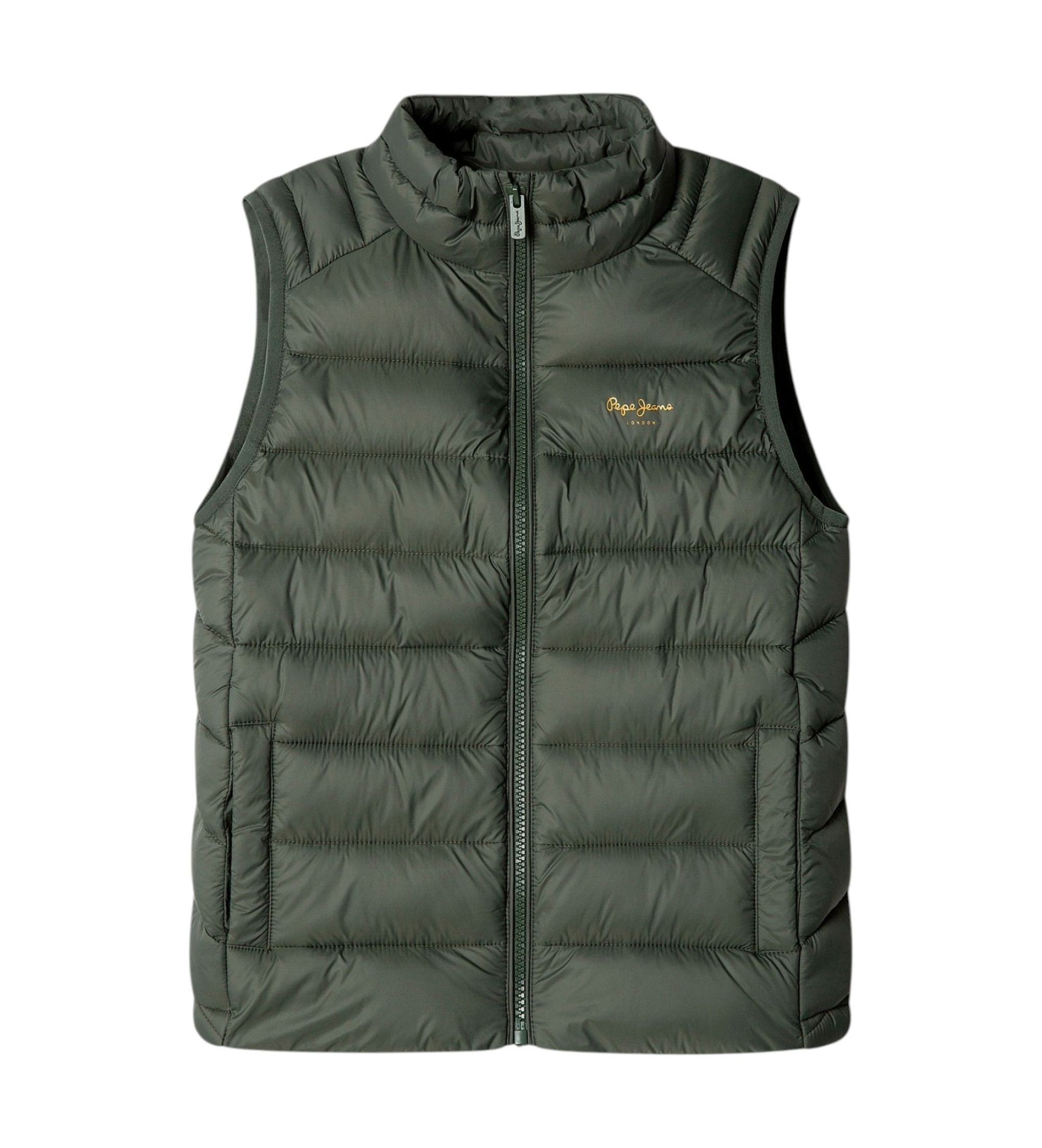 Pepe Jeansunisex voor kinderen. PB4000042 Groen Evan-vest (8años= 128cm), Casual, Polyamide, kinderkleding