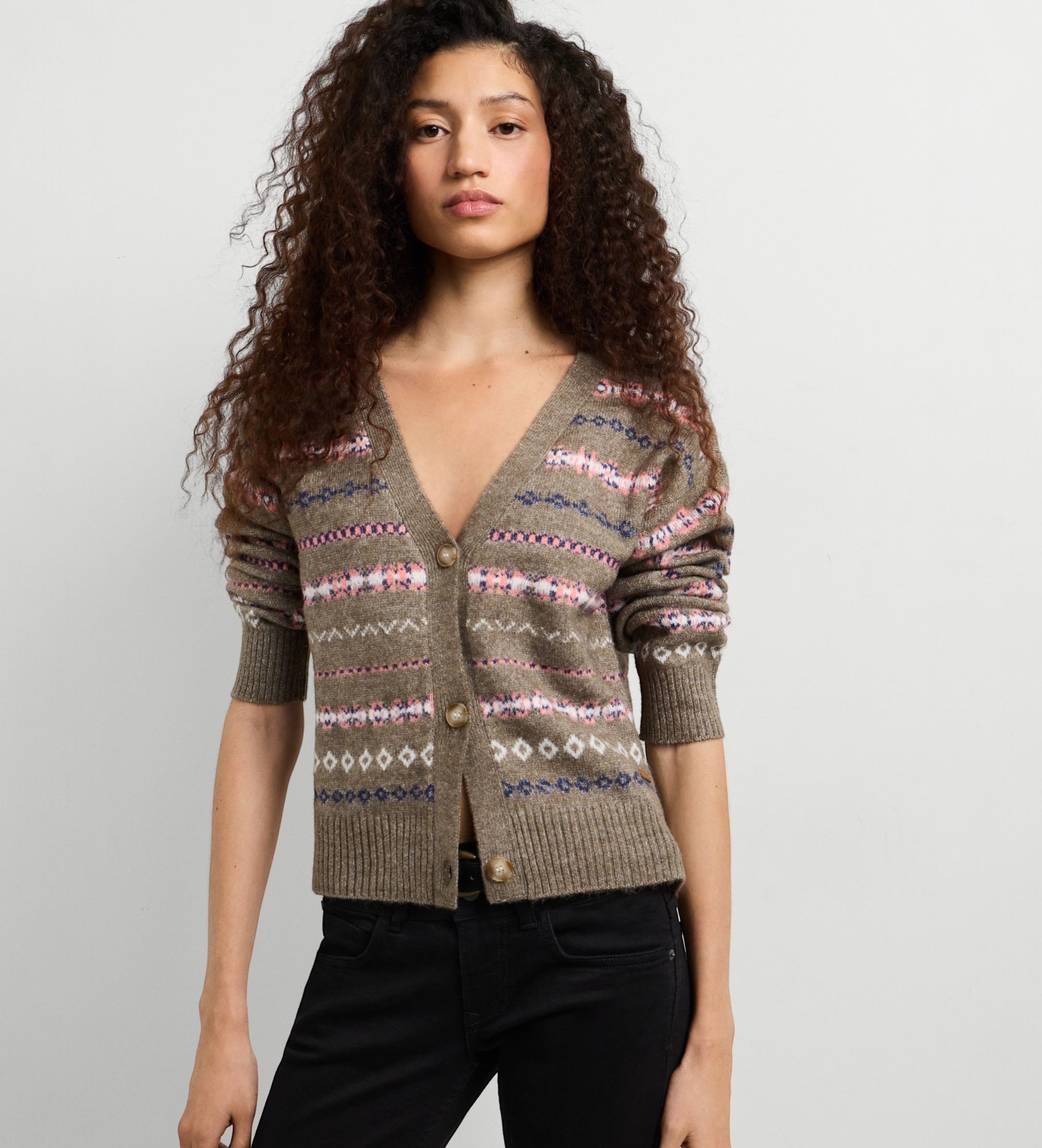 Pepe Jeansvoor vrouwen. PL7000229 Alaina groene cardigan (L), Casual, Polyester