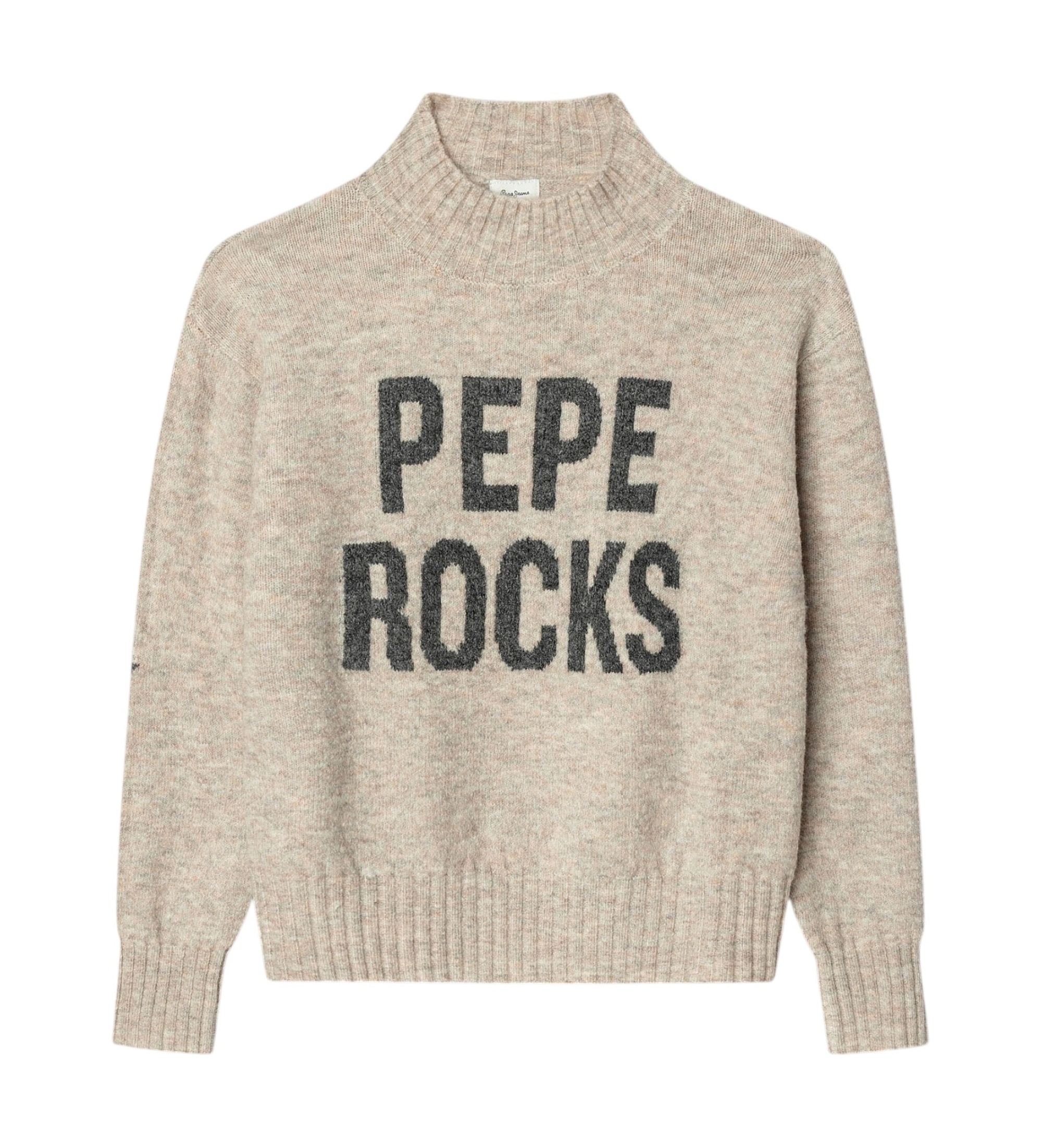 Pepe Jeansvoor meisjes. PG7000033 Beige Maureen-trui (10Años= 140cm), Casual, Polyester, kinderkleding
