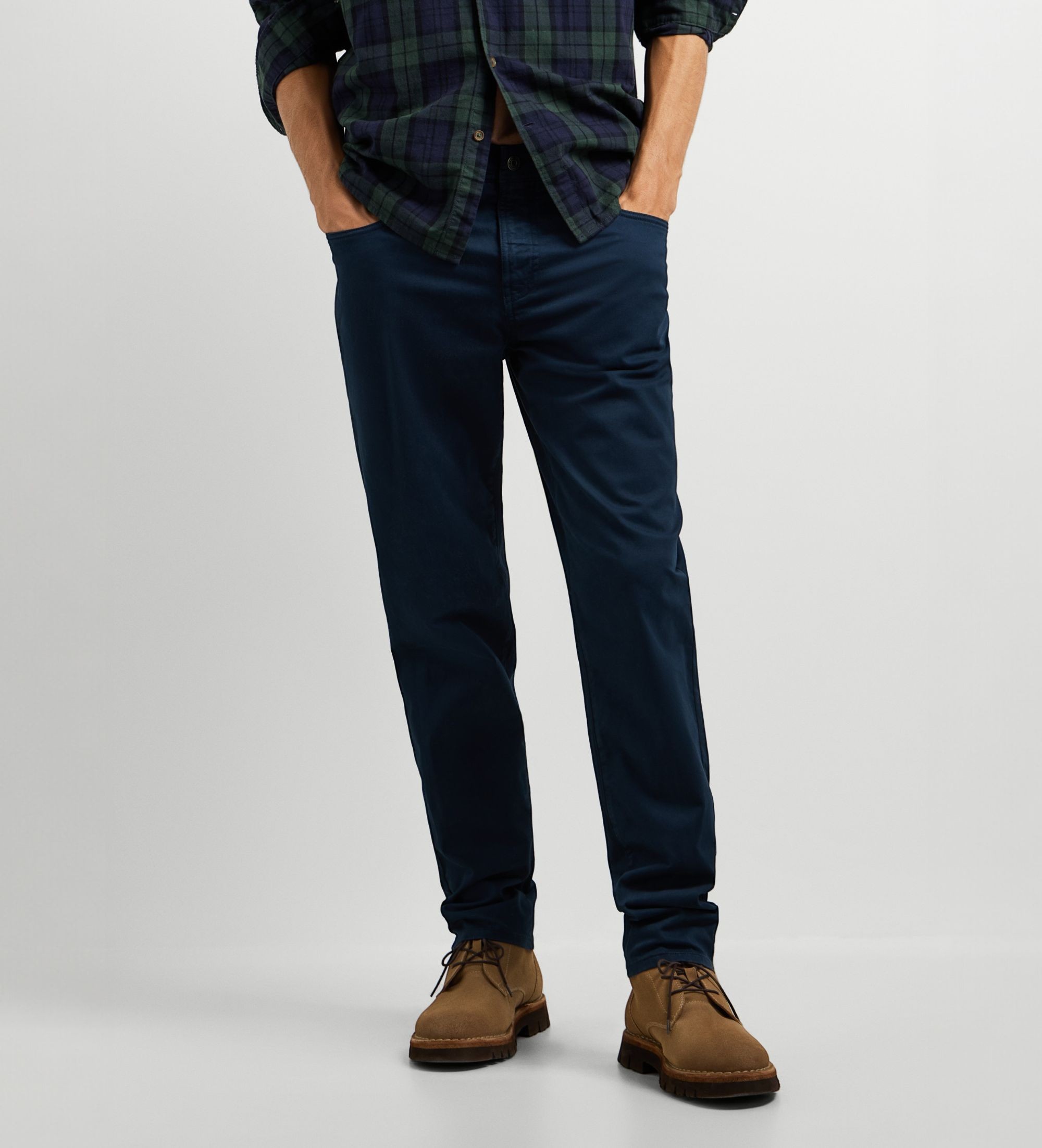 Pepe Jeansvoor mannen. PM2100126 Camden Five Pockets broek marineblauw (32), Casual, Katoen