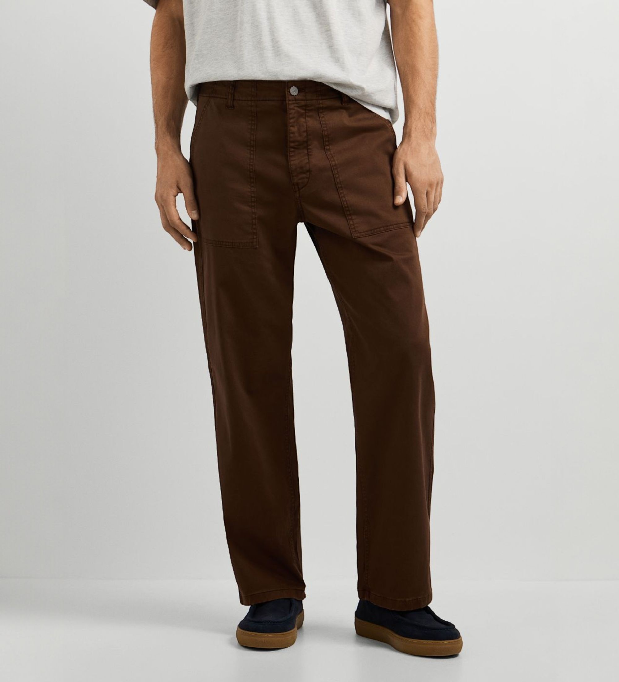 Pepe Jeansvoor mannen. PM2100125 Relaxed Fatigue Twill Broek Bruin (31), Casual, Katoen