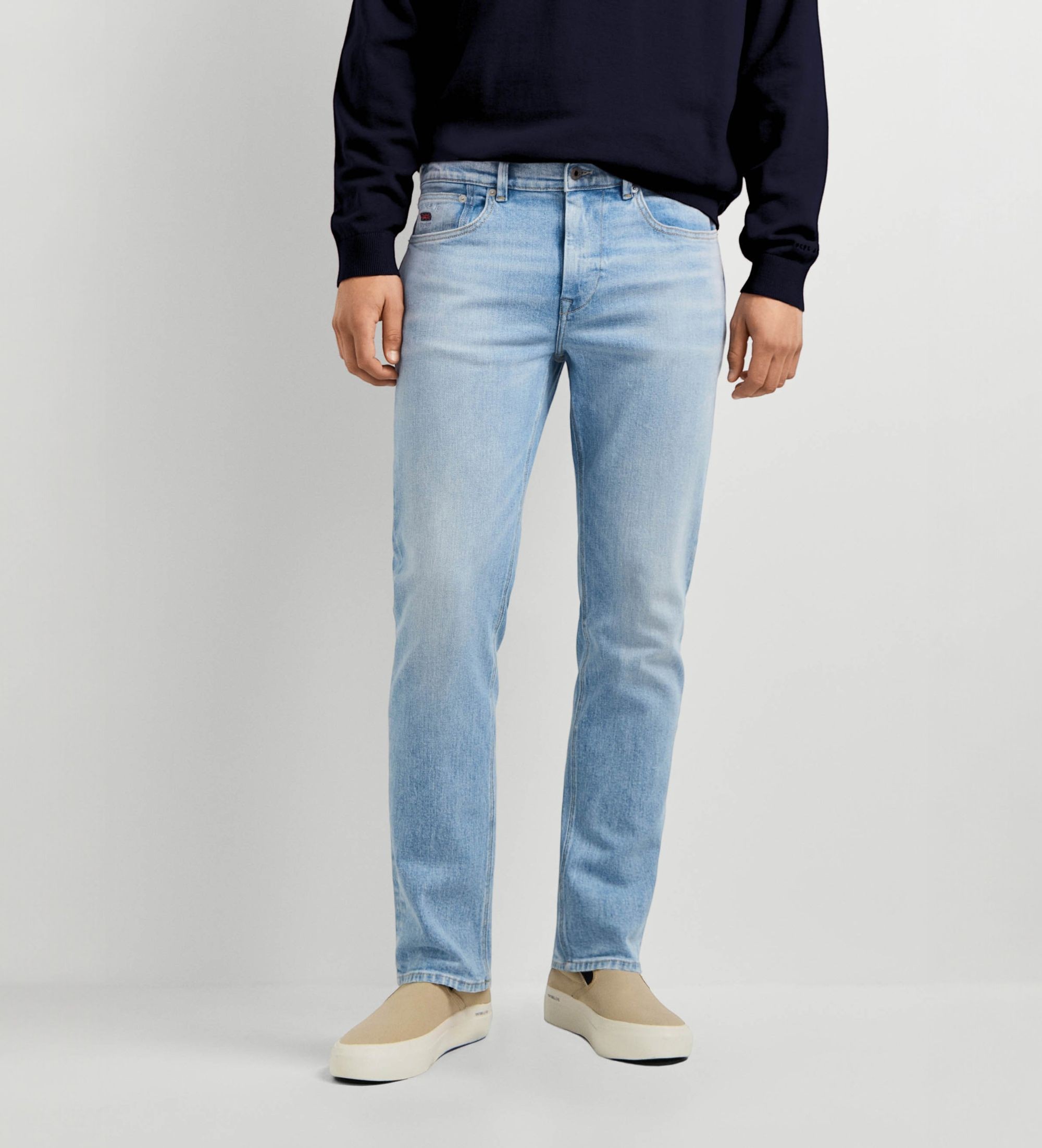 Pepe Jeansvoor mannen. PM208412 Slim-fit Hatch jeans in vintage blauw (29/32), Casual, Katoen, Denim