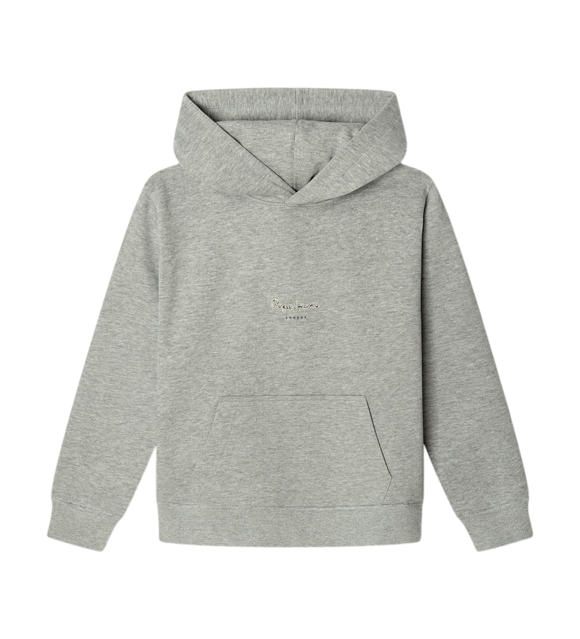 Pepe Jeansunisex voor kinderen. PB5800082 Grijze Artie hoodie (12años= 152cm), Casual, Grijs, Katoen, kinderkleding