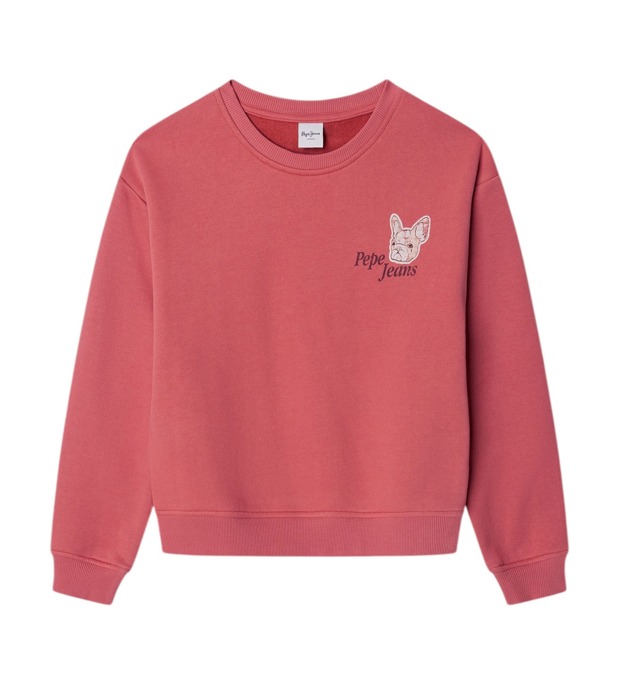 Pepe Jeansvoor meisjes. PG5800046 Penelope hoodie rood (4Años= 80cm), Casual, Katoen, kinderkleding