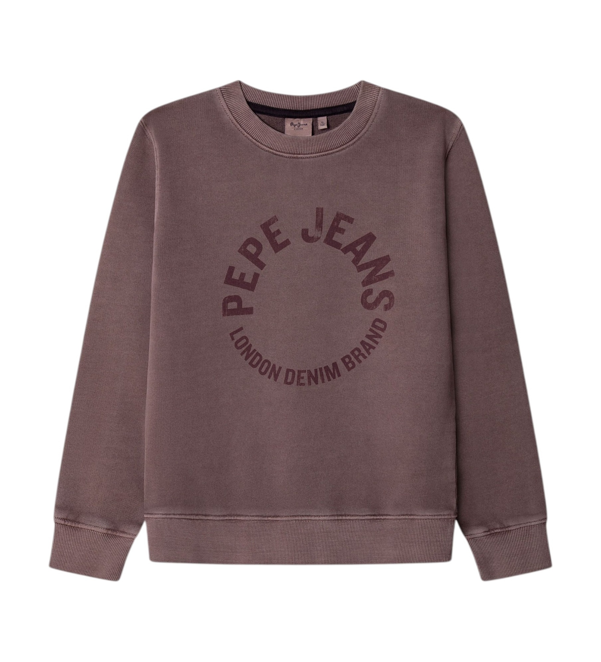 Pepe Jeansunisex voor kinderen. PB5800081 Lila Richard-sweater (14años= 164cm), Casual, Katoen, kinderkleding