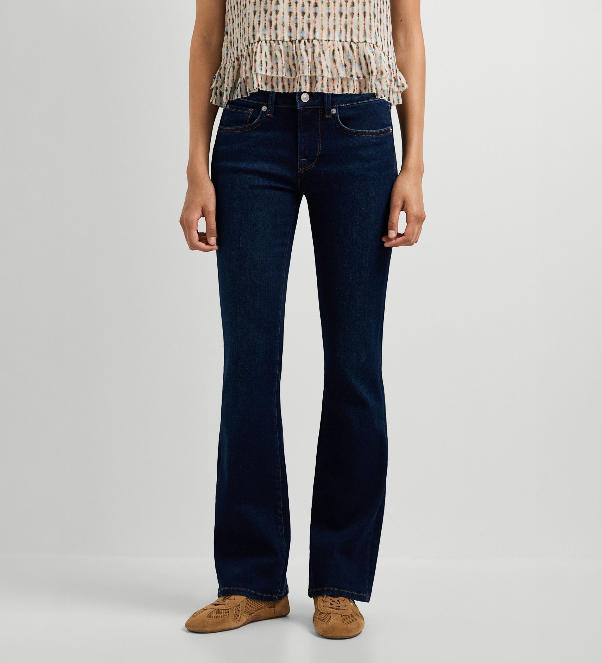 Pepe Jeansvoor vrouwen. PL20473256FA Piccadilly bootcut jeans marineblauw (31/30), Casual, Katoen, Denim