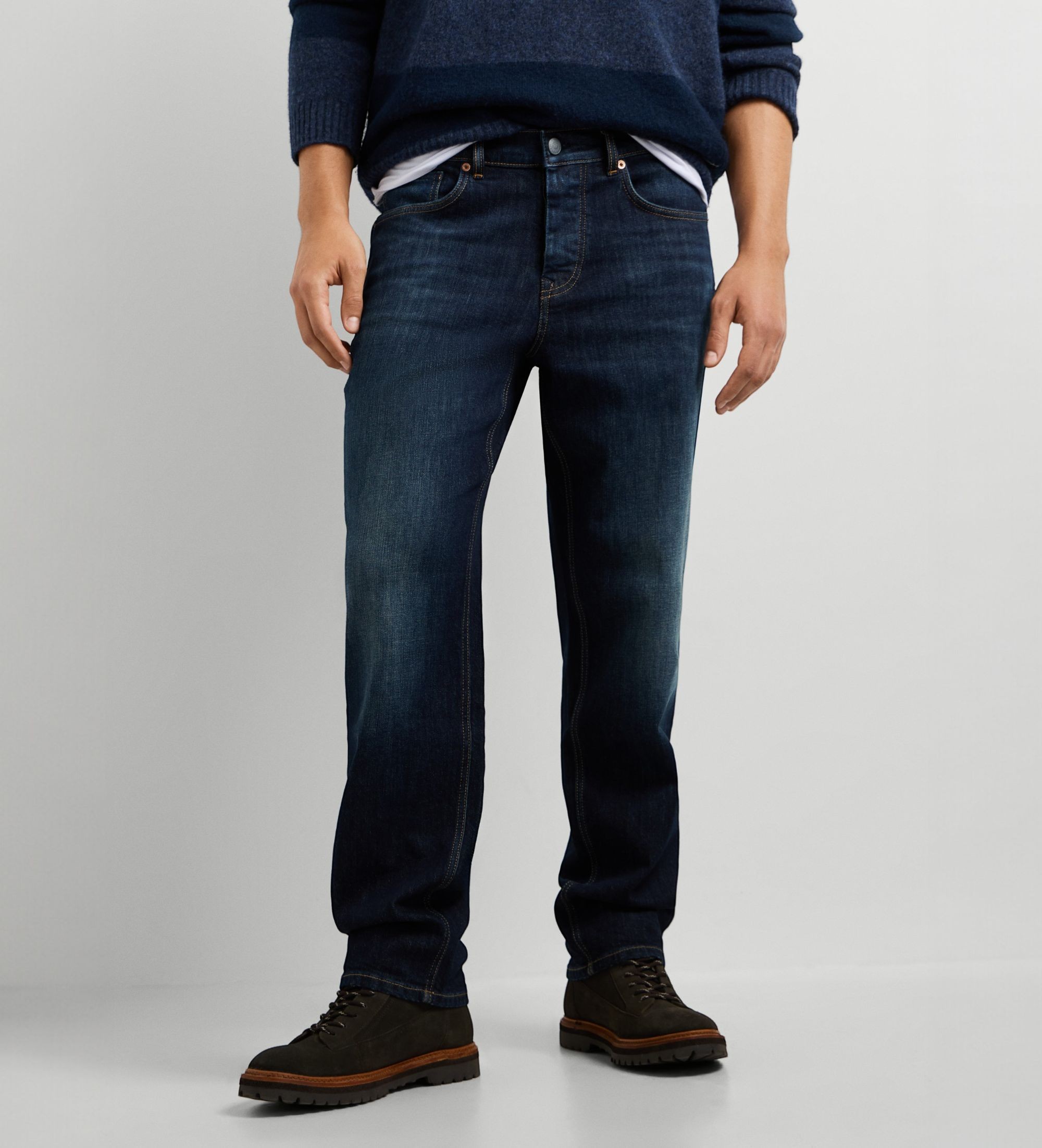 Pepe Jeansvoor mannen. PM20847306WA Jeans Comfort Straight Dalston blauw (32/32), Casual, Katoen, Denim