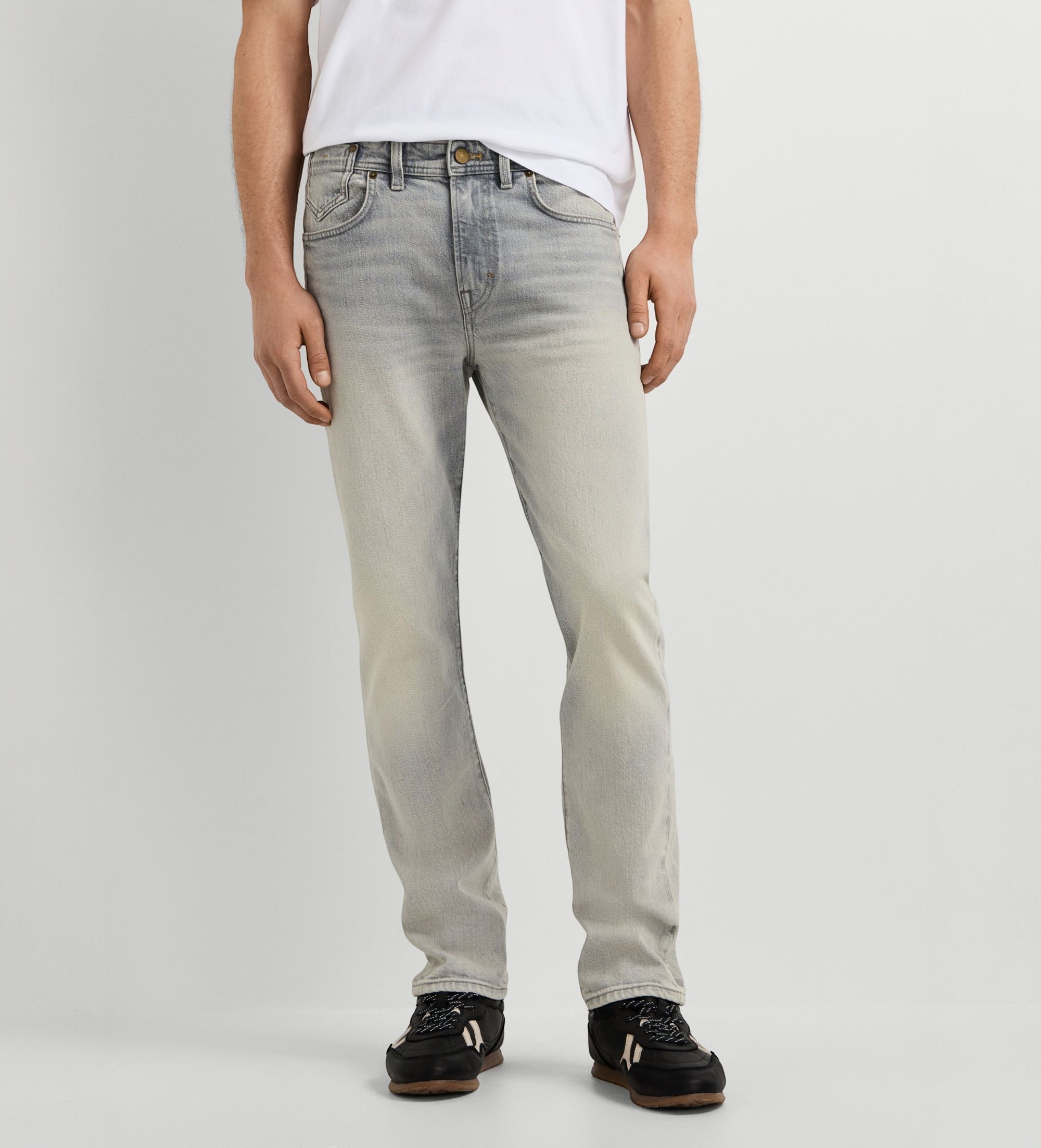 Pepe Jeansvoor mannen. PM20847298VT Slim Pipe Jeans Grijs (34/32), Casual, Katoen, Denim