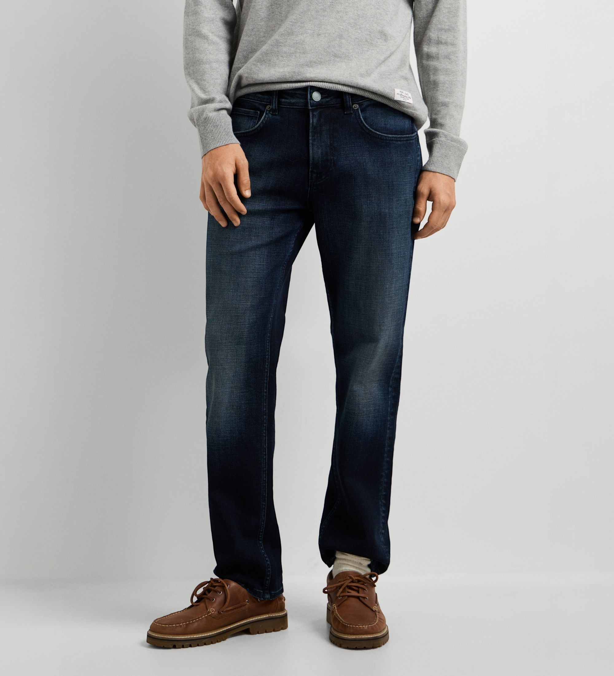 Pepe Jeansvoor mannen. PM20839587VB Spijkerbroek Straight Cash blauw (33/34), Casual, Katoen, Denim