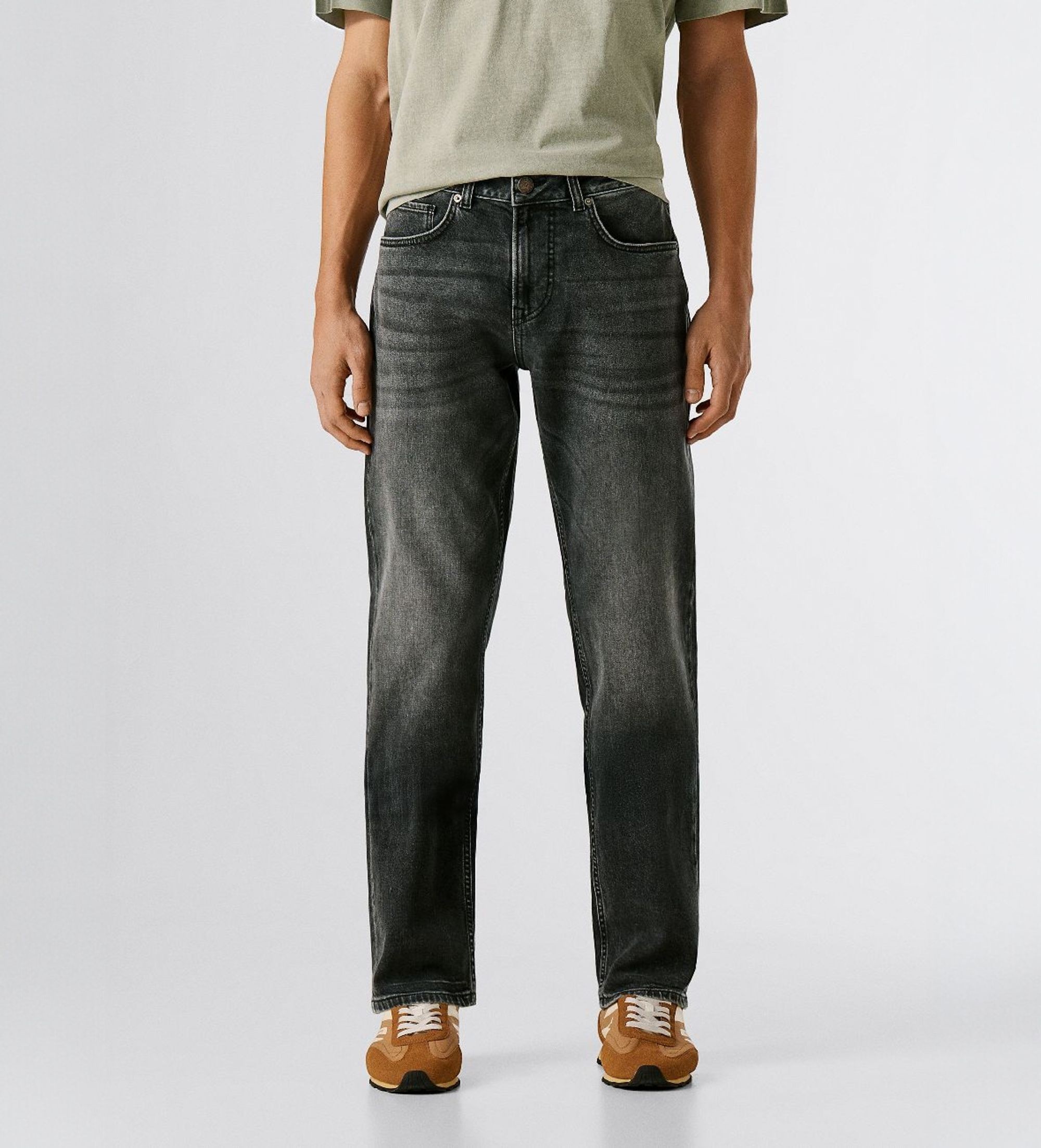 Pepe Jeansvoor mannen. PM20839589AB Grijze Straight Cash jeans (33/30), Casual, Grijs, Katoen, Denim