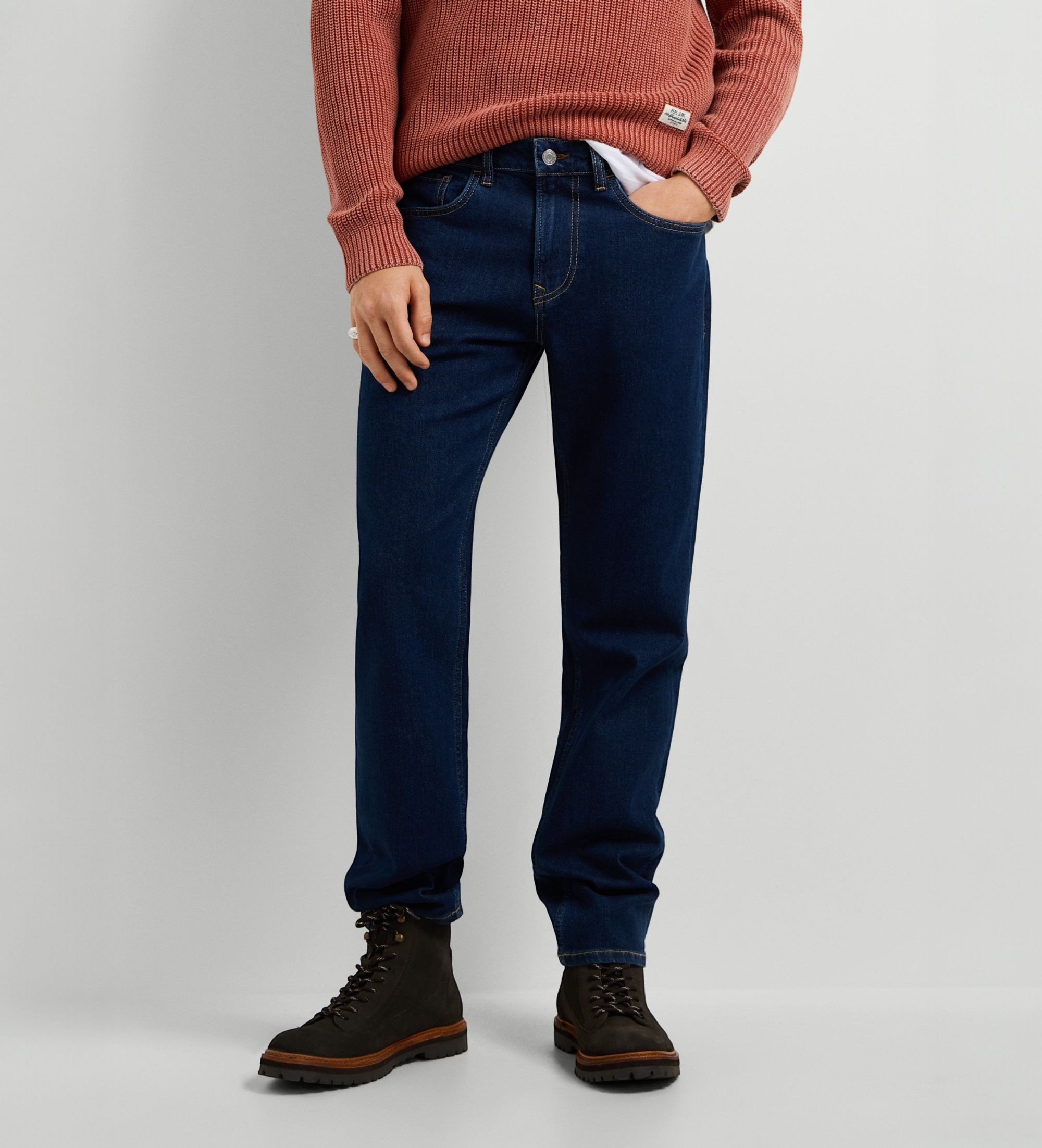 Pepe Jeansvoor mannen. PM20849915CB Jeans Straight Cash Blauw (32/30), Casual, Katoen, Denim
