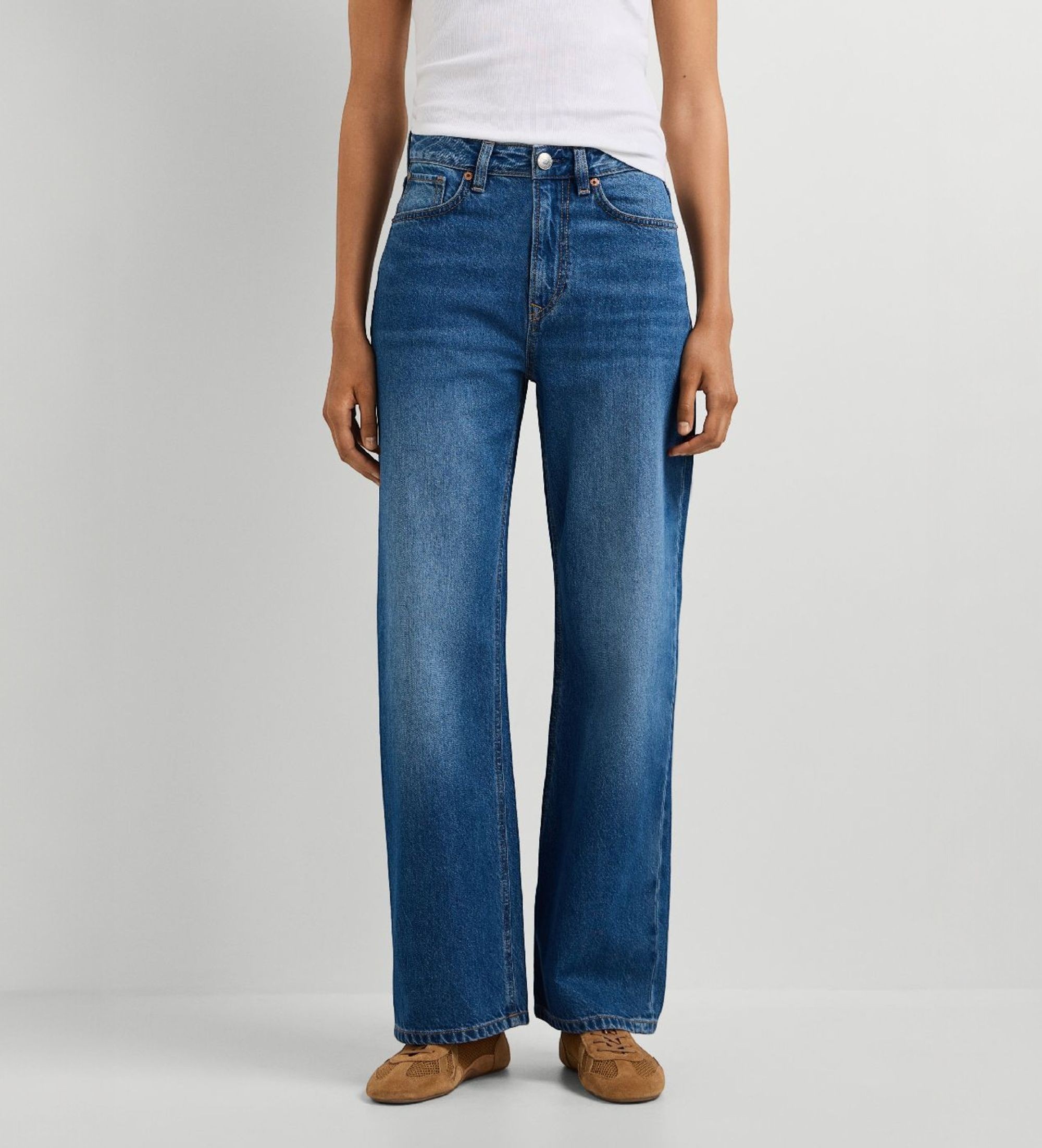 Pepe Jeansvoor vrouwen. PL20510814A3 Spijkerbroek Straight Lexa blauw (30/32), Casual, Katoen, Denim