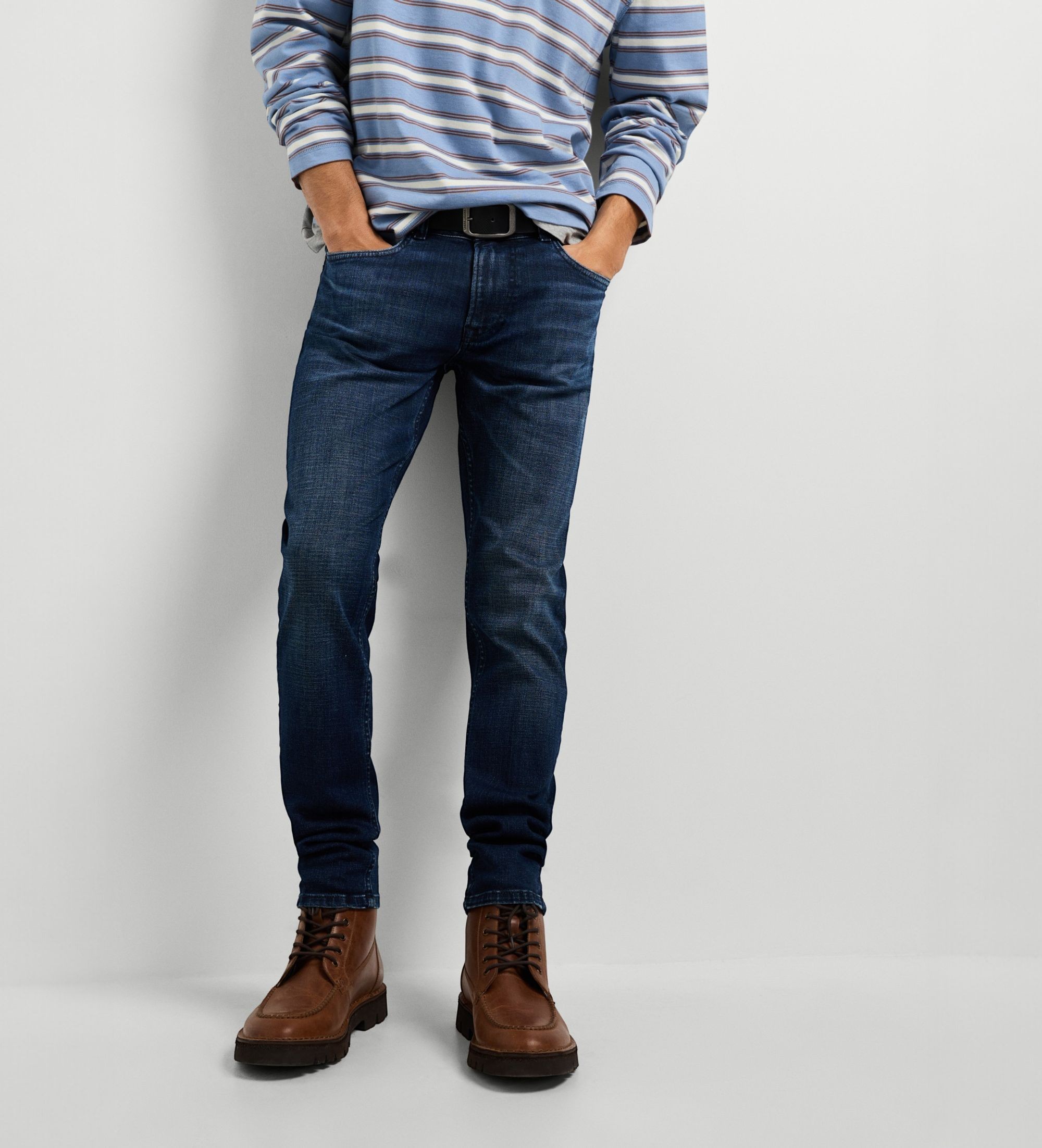 Pepe Jeansvoor mannen. PM20845667UA Stanley Tapered Jeans Blauw (32/30), Casual, Katoen, Denim