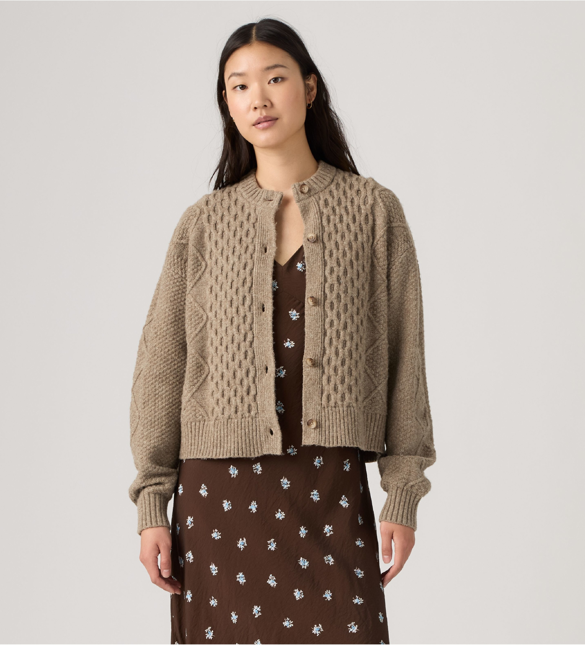Levi'svoor vrouwen. 007VG-0004 Charlotte vest beige (M), Casual, Acryl