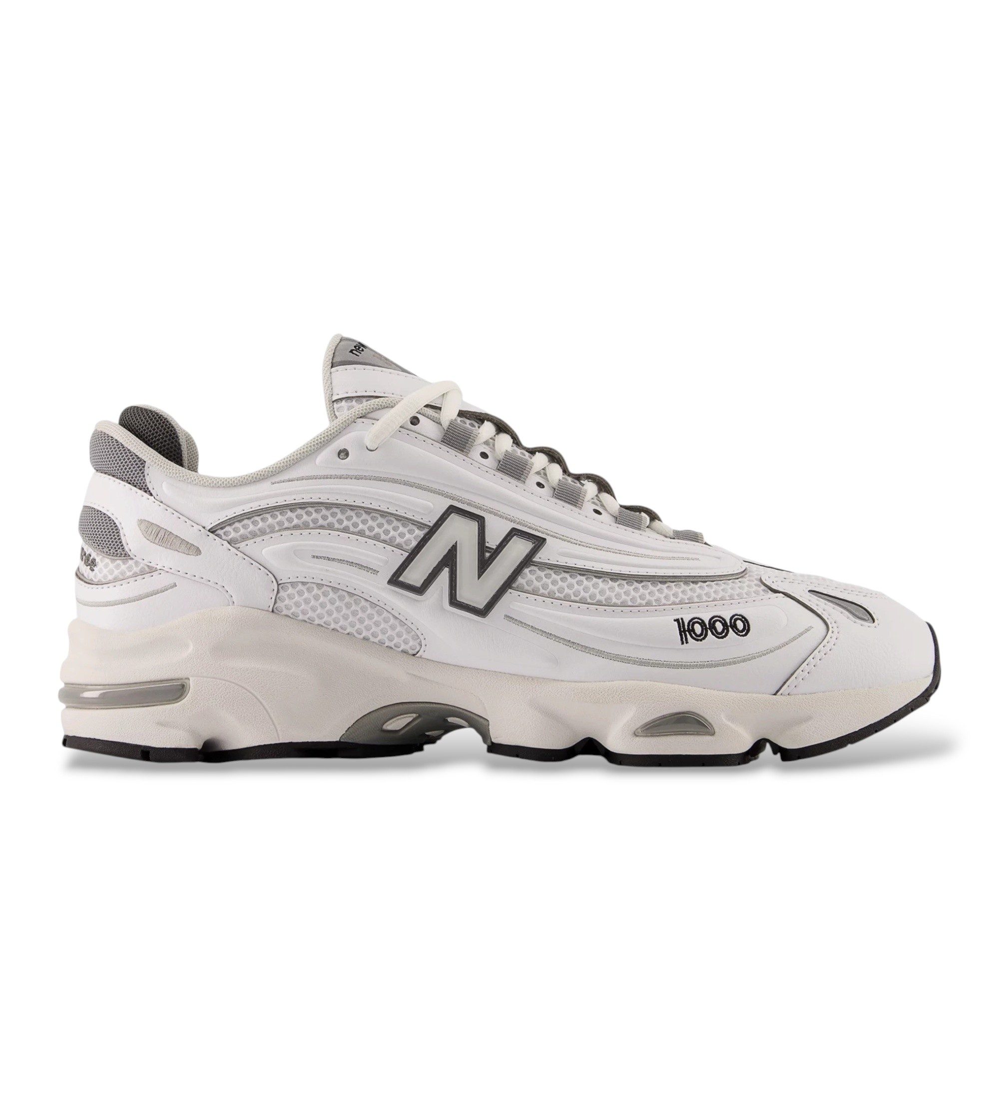New Balance Unisex. M1000V1 Turnschuhe 1000, weiß (46.5), Wohnung, Schnürsenkel, Lässig