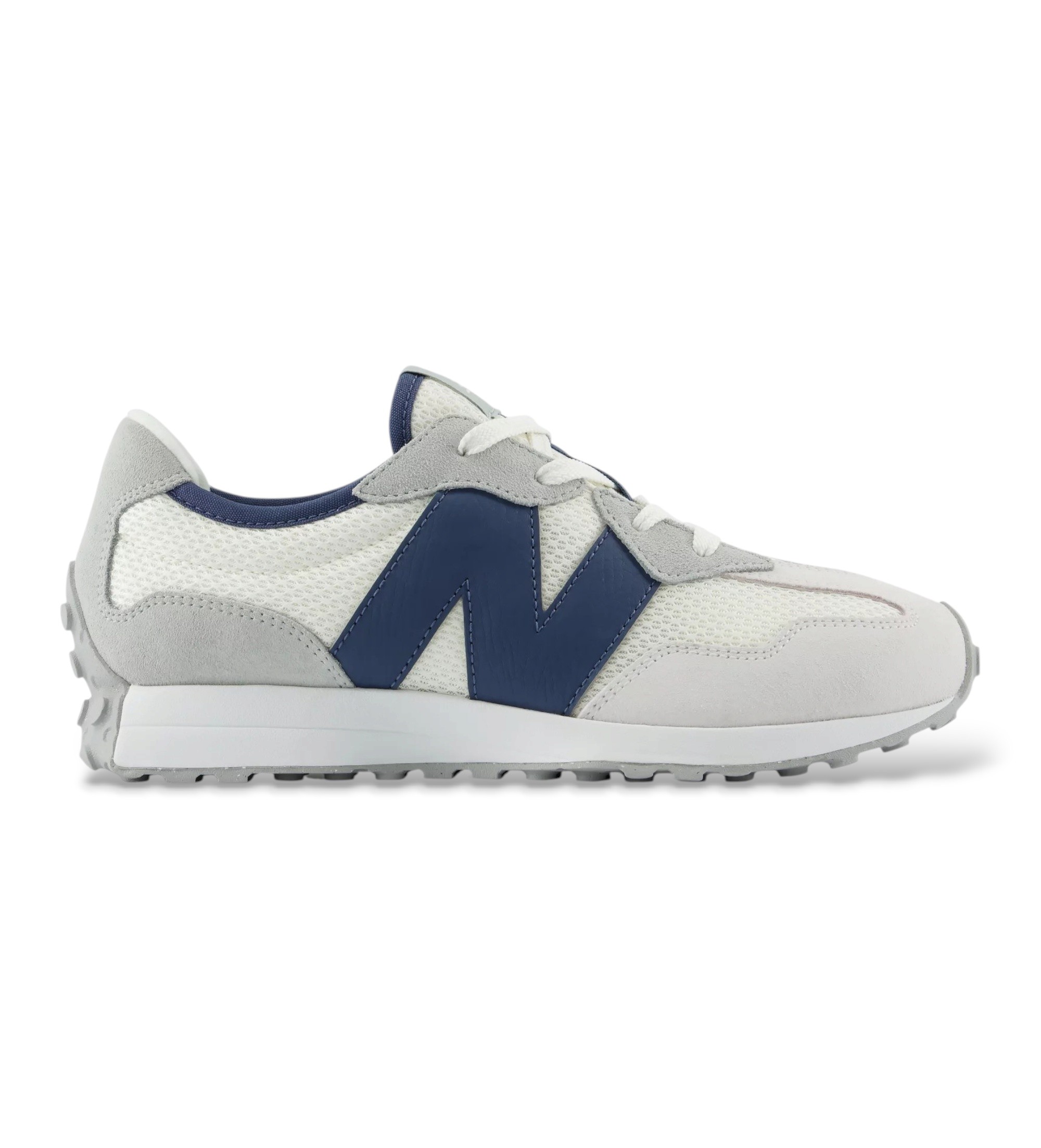 New Balance für Frauen/Mädchen. G327V1_KL Sneakers 327 grau (7USA=40), Stoff, Wohnung, Schnürsenkel, Lässig, Kinderbekleidung