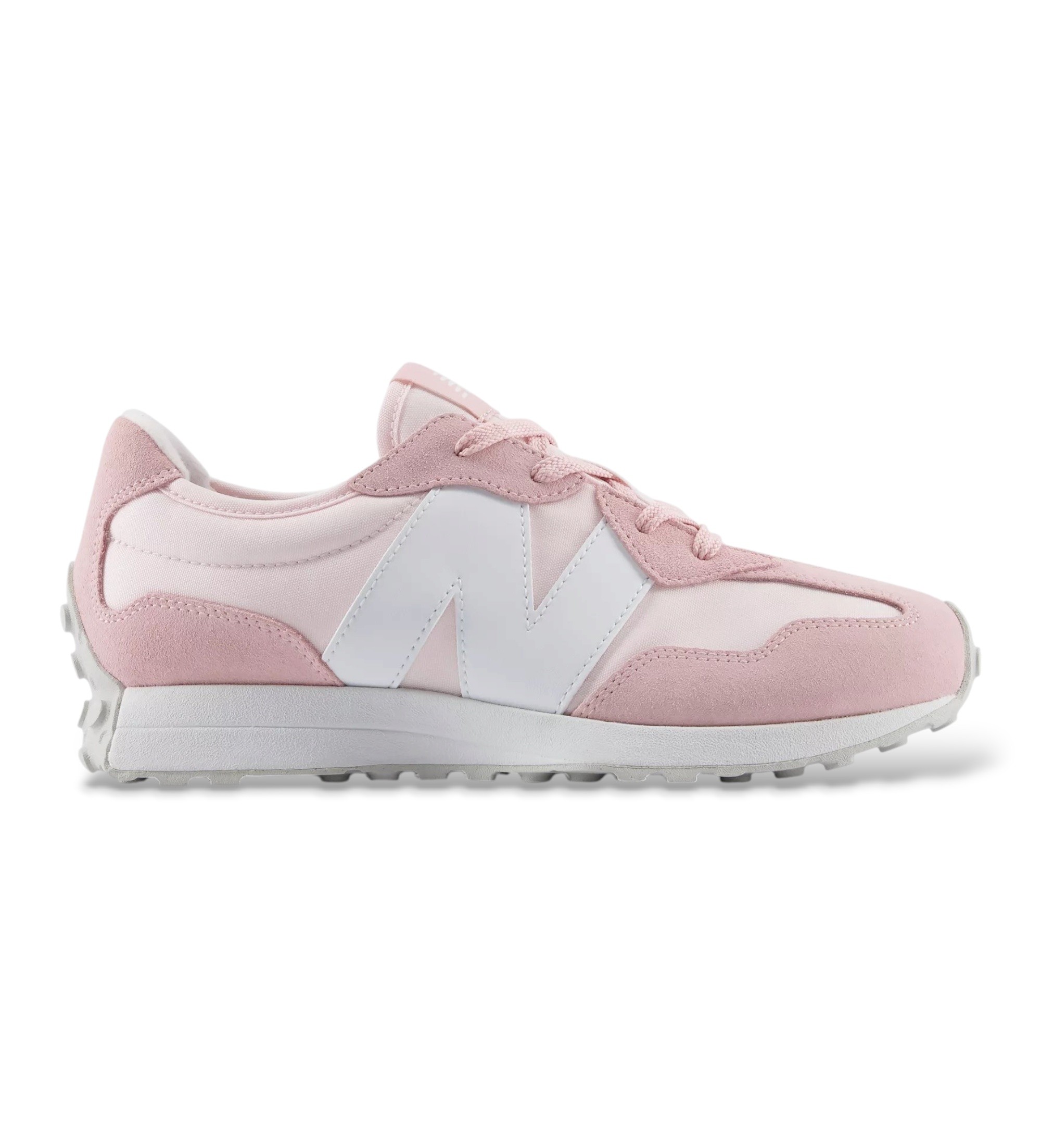 New Balance für Frauen/Mädchen. G327V1_KL Sneaker 327 rosa (36), Stoff, Wohnung, Schnürsenkel, Lässig, Kinderbekleidung