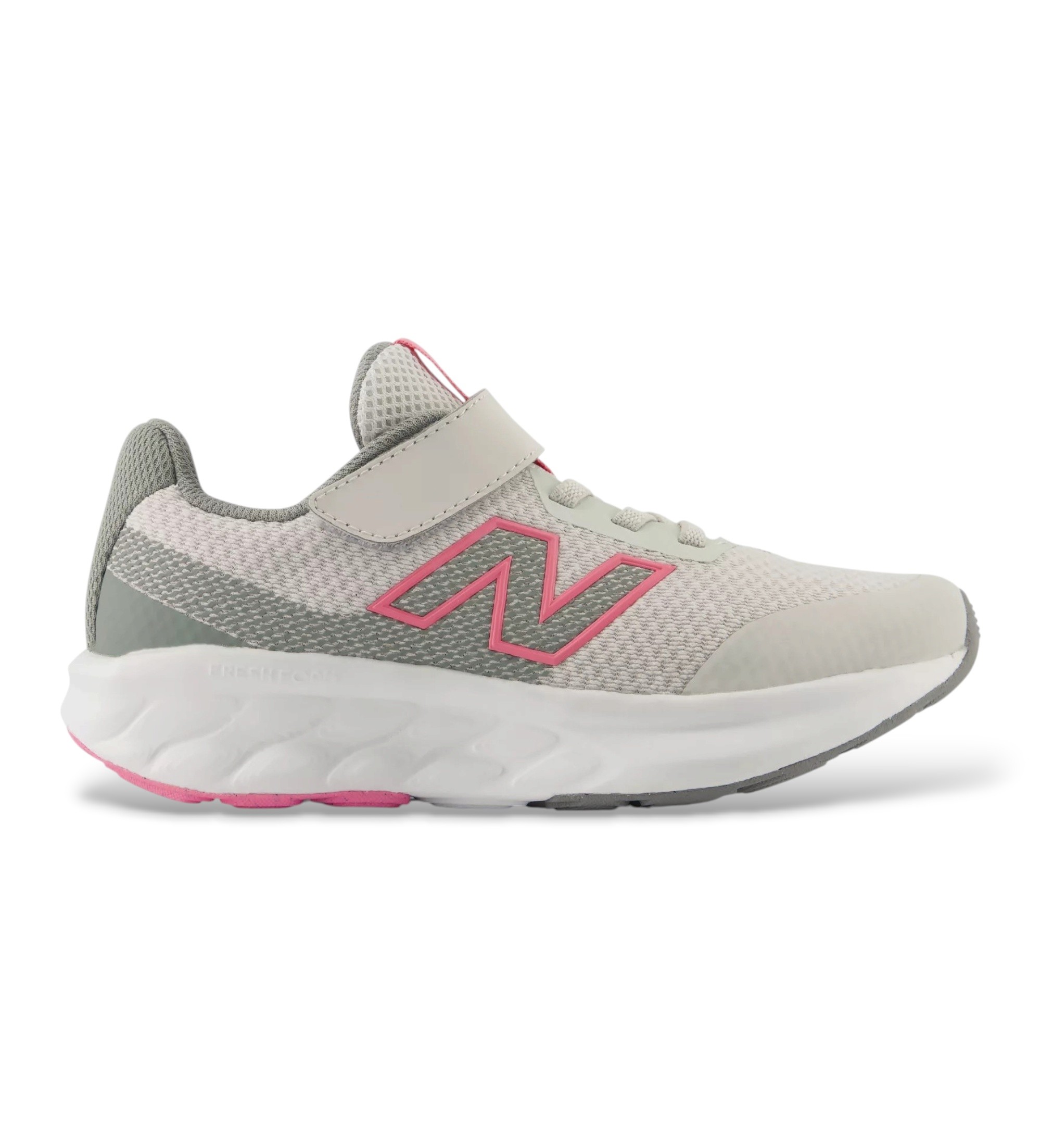 New Balance für Mädchen. P520V9_KP Sneaker 520 grau (105USA=28), Stoff, Wohnung, Schnürsenkel, Klettverschluss, Lässig, Sportlich, Kinderbek