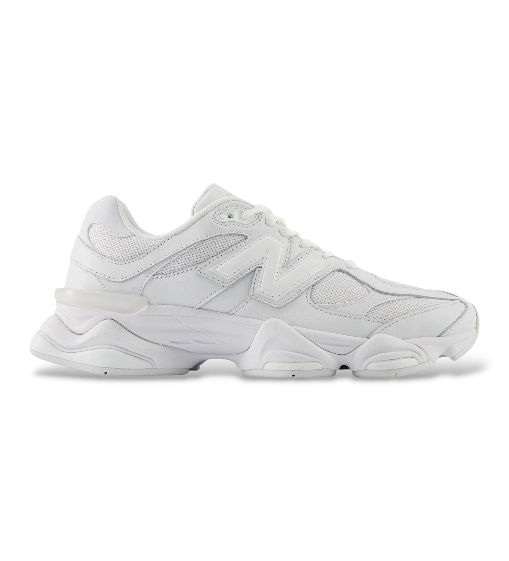 New Balance Unisex. U9060V1 Sneaker 9060 Weiß (41.5), Stoff, Wohnung, Schnürsenkel, Lässig