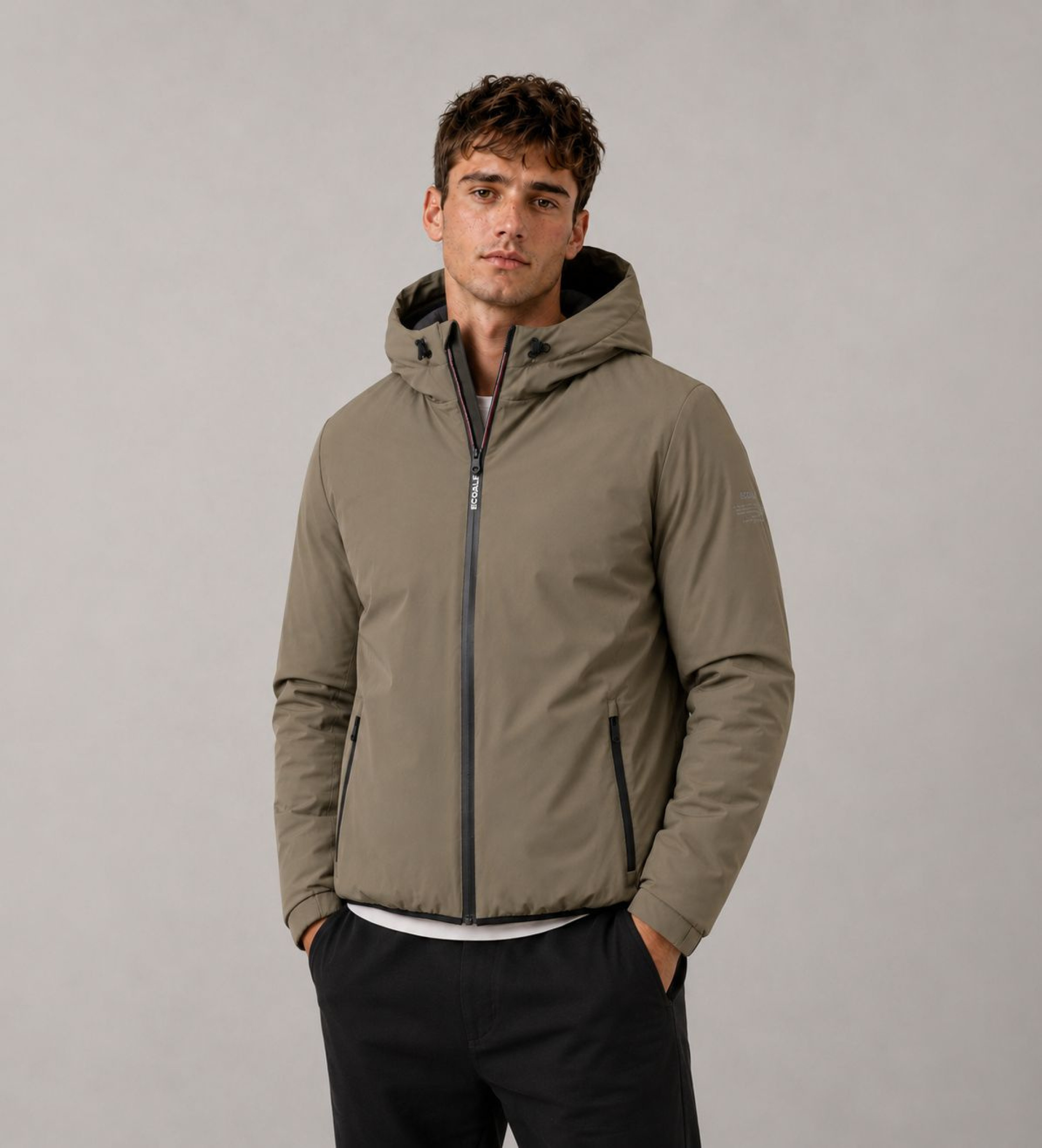 ECOALF für Herren. MCMGAJKCARTE0774W26-063 Cartes Jacke braun (M), Lässig, Recyceltes Polyester, Nachhaltig