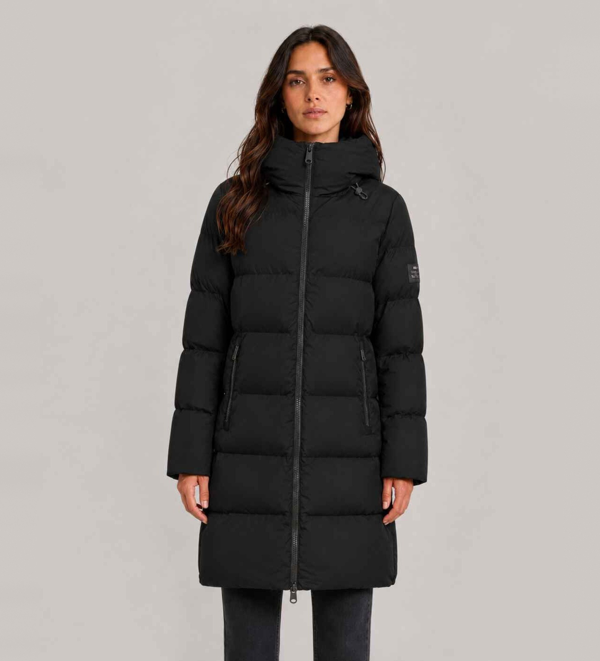 ECOALF für Damen. MCWGAJKMANLI0987W26-319 Manlie Jacke schwarz (S), Lässig, Recyceltes Polyester