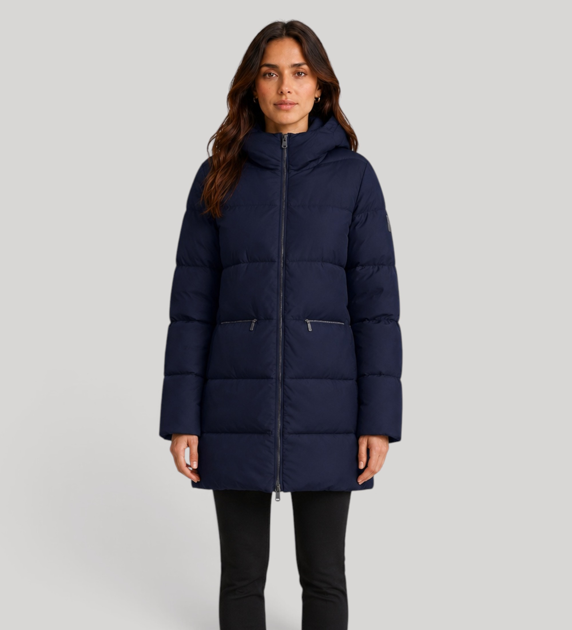 ECOALF für Damen. MCWGAJKMARAN0987W26-161 Marangu-Jacke marineblau (S), Draußen, Recyceltes Polyester
