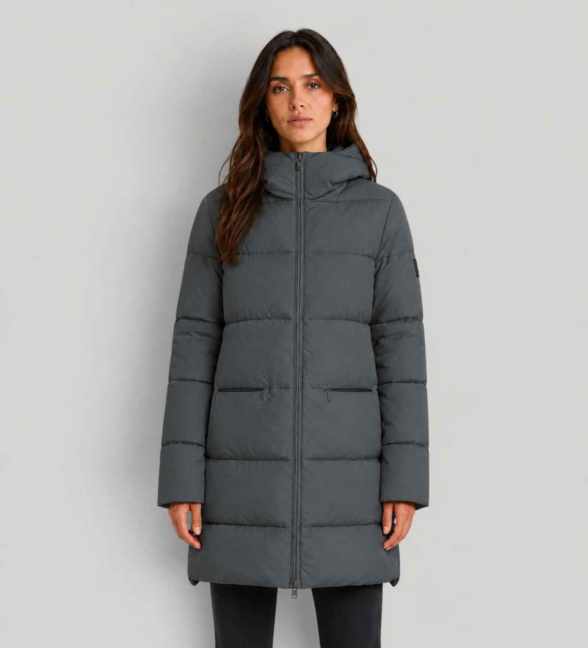 ECOALF für Damen. MCWGAJKMARAN0987W26-106 Marangu Jacke Khaki (L), Lässig, Grün, Recyceltes Polyester
