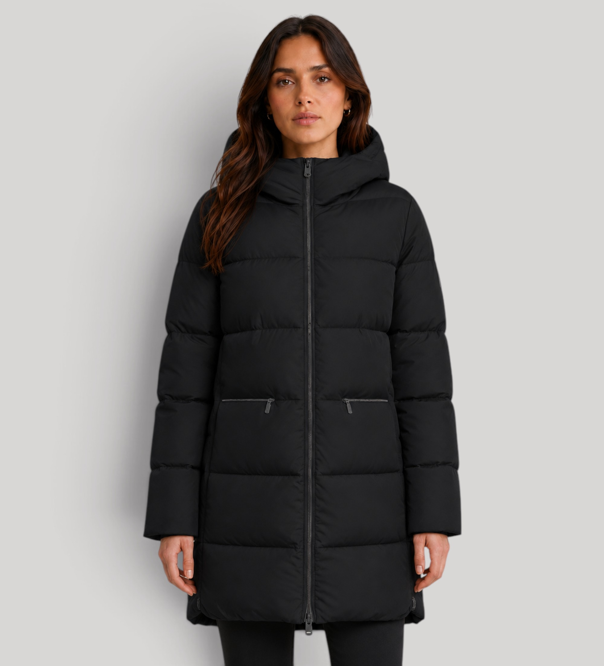 ECOALF für Damen. MCWGAJKMARAN0987W26-319 Marangu Jacke schwarz (M), Draußen, Recyceltes Polyester