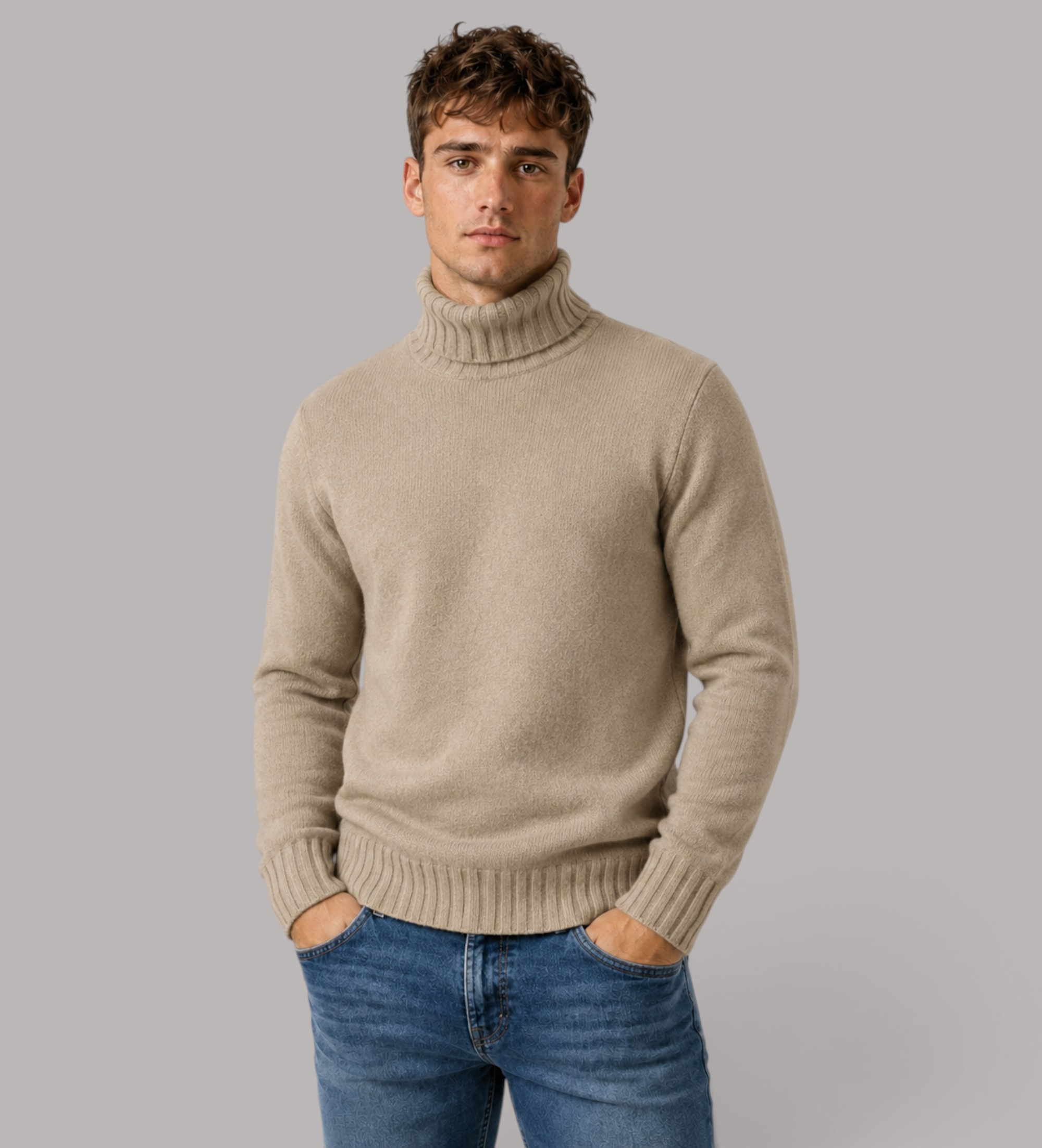 ECOALF für Herren. MCMGAKNBRUN00632W26-361 Jersey Brun braun (S), Lässig, Langarm, Nachhaltig, Recycelte Wolle