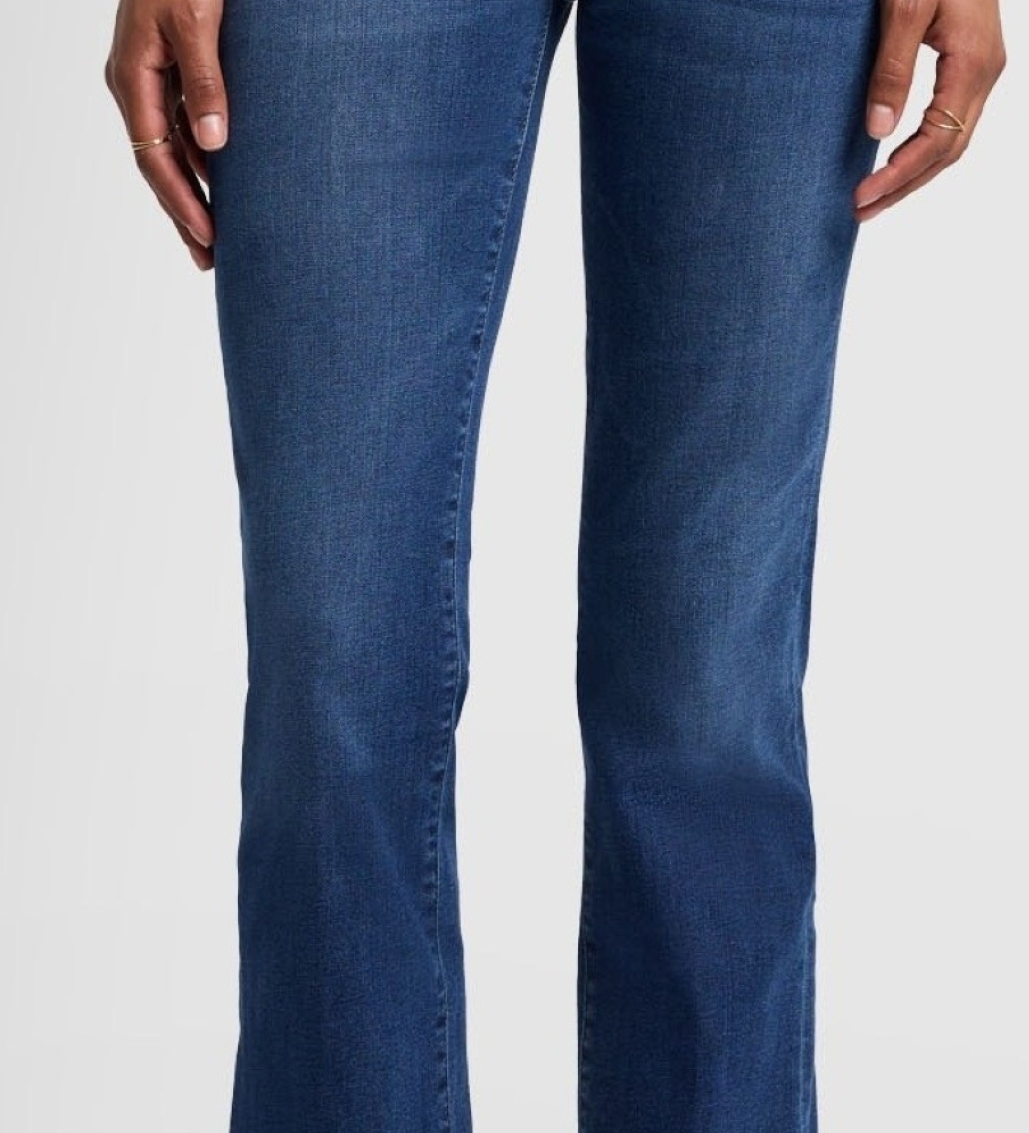 7 For All Mankind für Damen. 7U412C44UCH Bootcut-Jeans Duchess blau (24), Lässig, Baumwolle, Denim