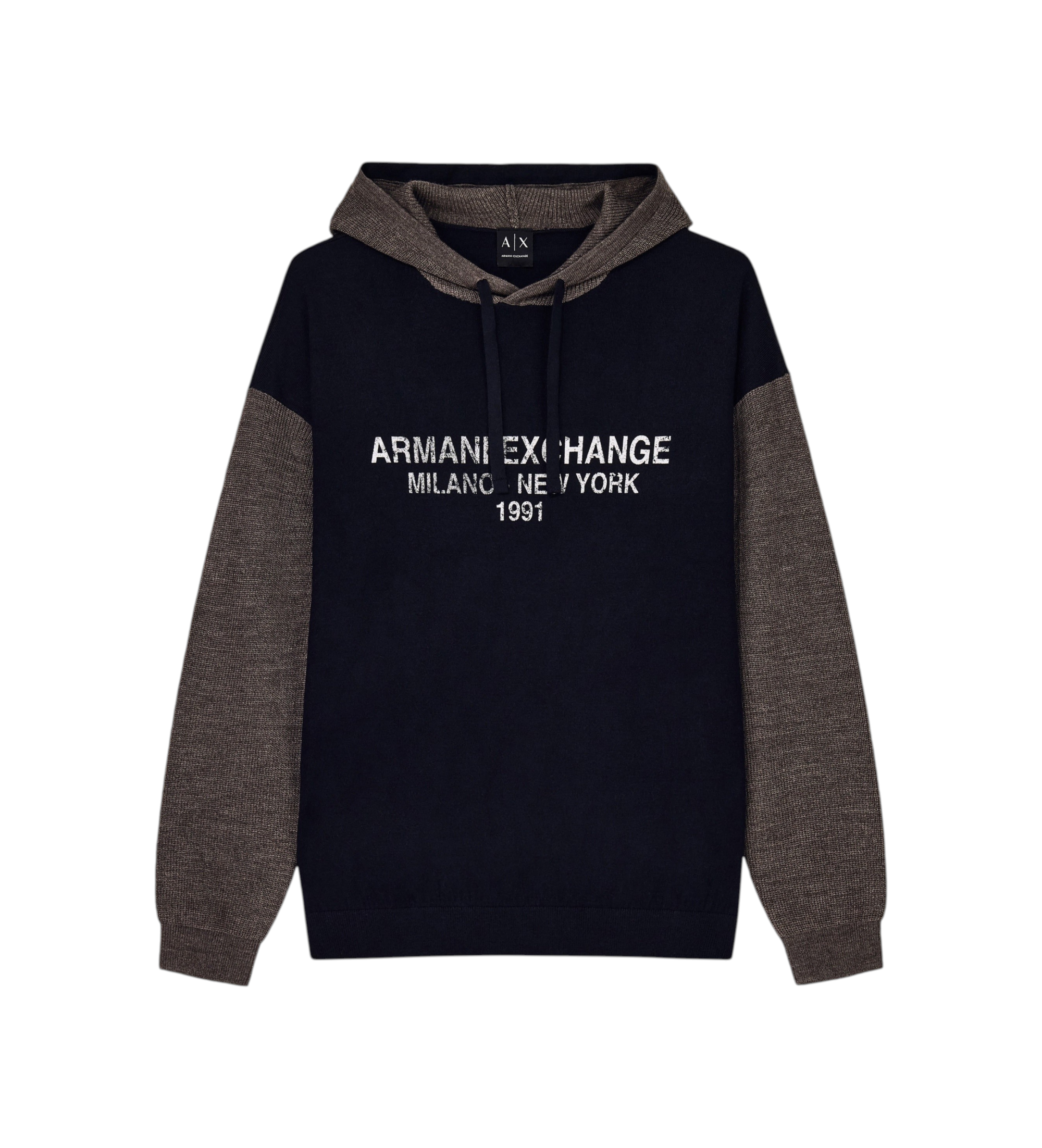 A|X Armani Exchange für Herren. XM003393AF11965MB651 Finn Sweatshirt navy (M), Lässig, Wolle, Marine