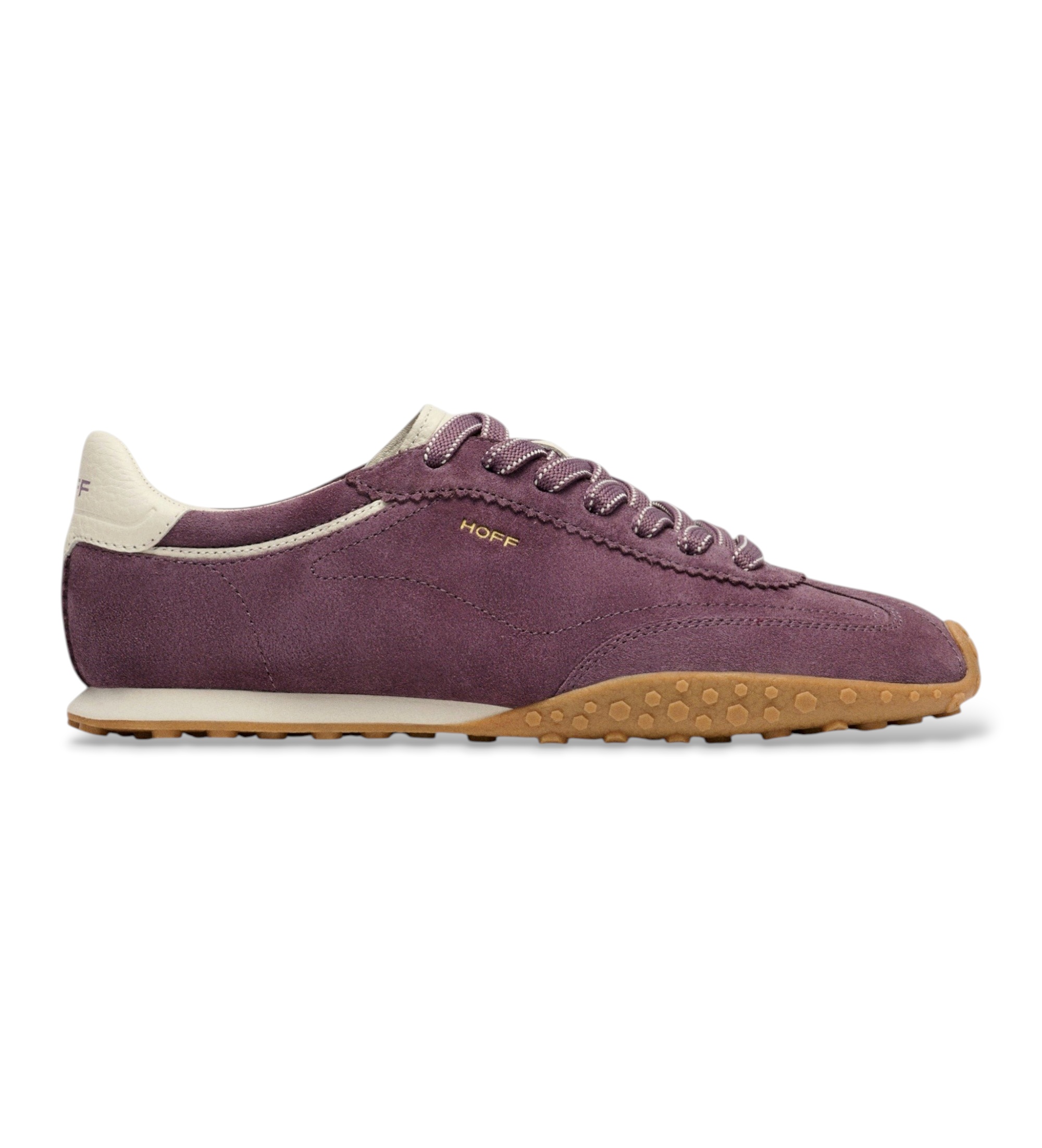 HOFF für Damen. 22661426 Bridge Fl fliederfarbene Leder Sneakers (39), Wohnung, Schnürsenkel, Lässig