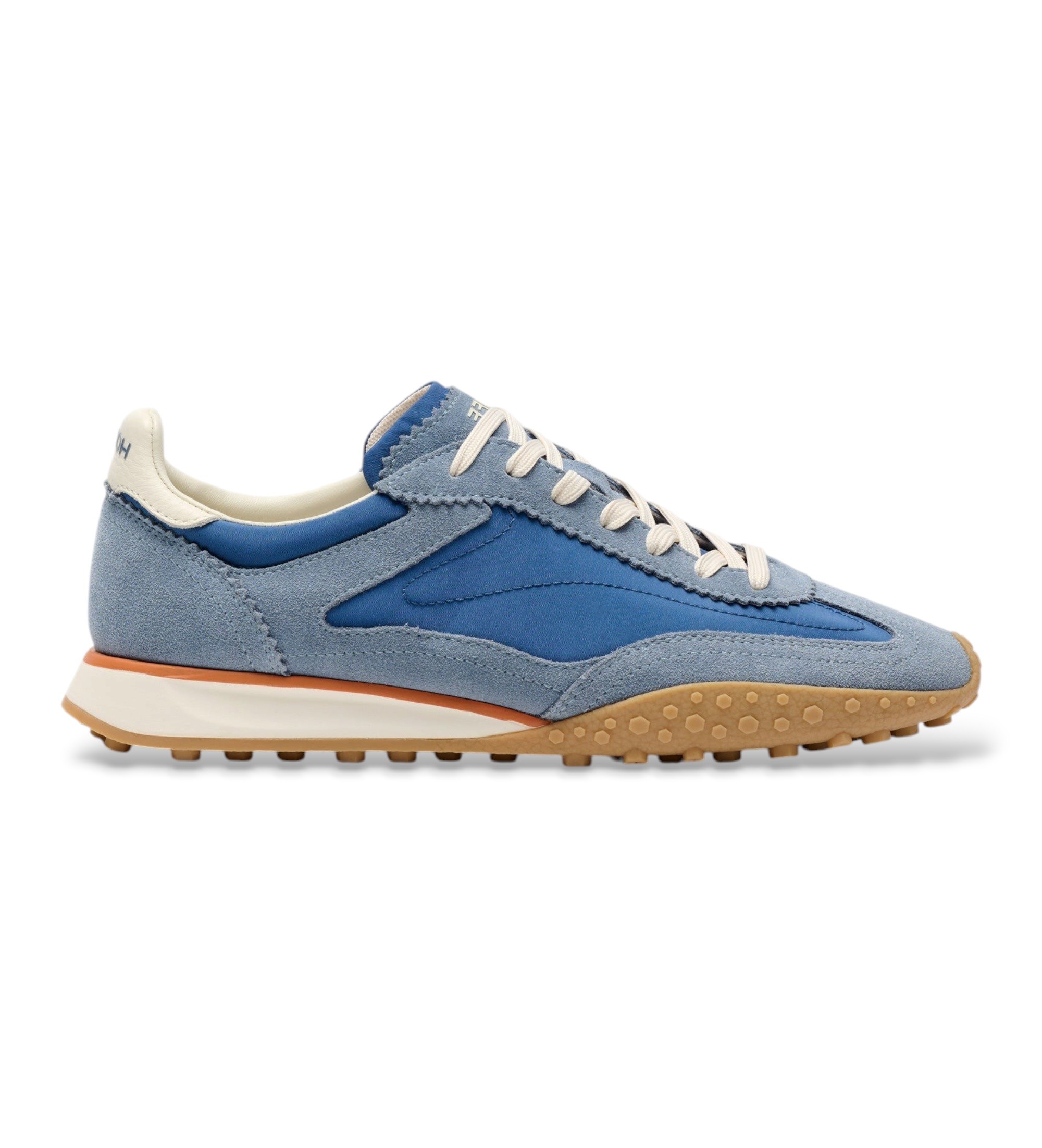 HOFF für Herren. 22659409 Bridge Mkii Leder Turnschuhe blau (42), Wohnung, Schnürsenkel, Lässig
