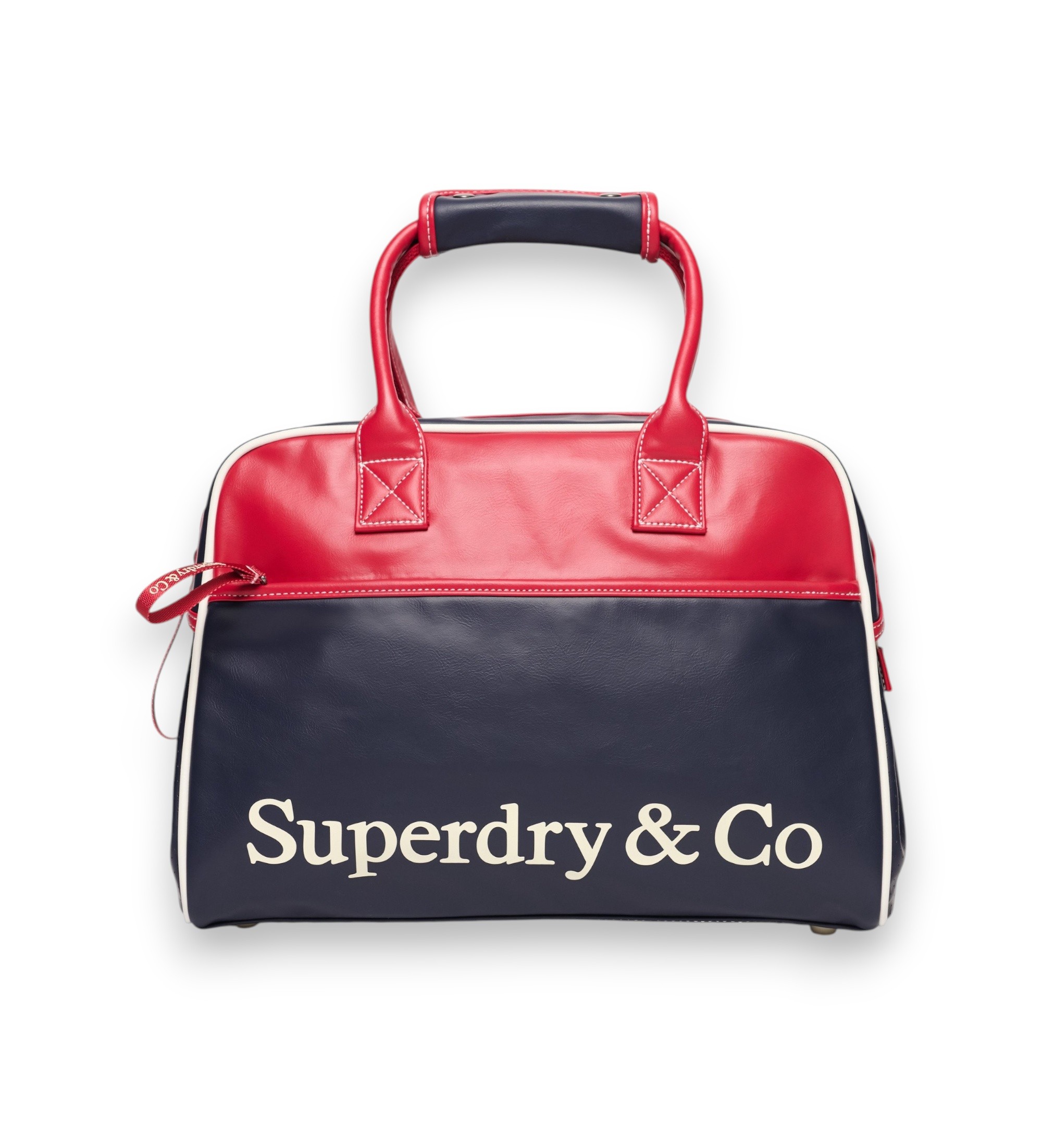 Superdry für Damen. W9110459A Retro-Heritage-GYM-Tasche marineblau, rosa (OSFA), Lässig, Synthetisch