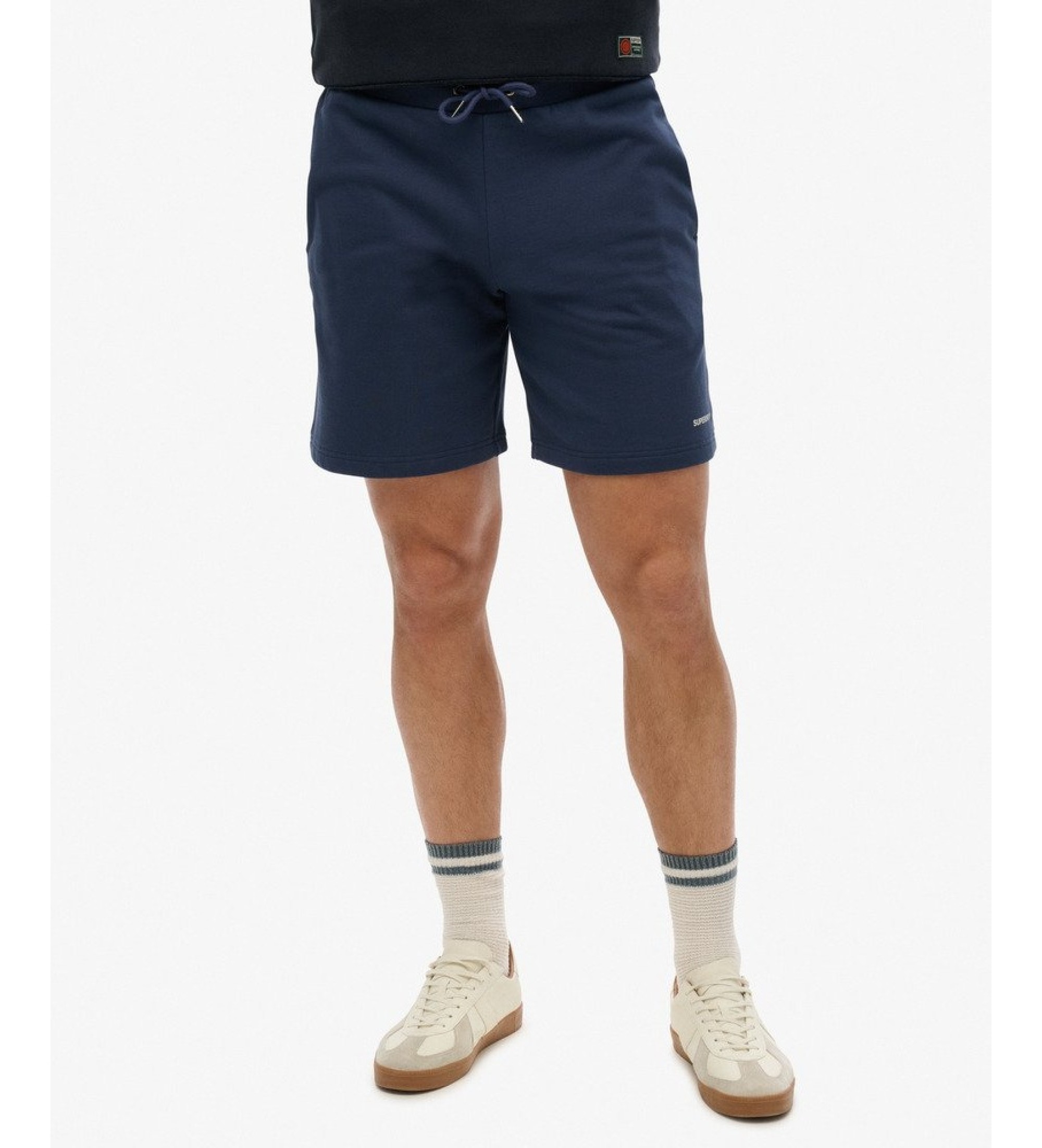 Superdry für Herren. M7110481A Kurze Hose Plain Marineblau (M), Lässig, Polyester