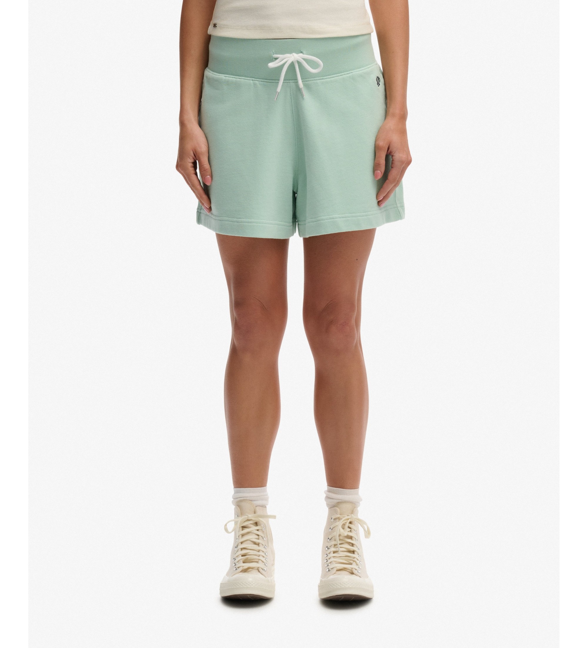 Superdry für Damen. W7110515A Grüne Short Studios (S), Lässig, Bio-Baumwolle