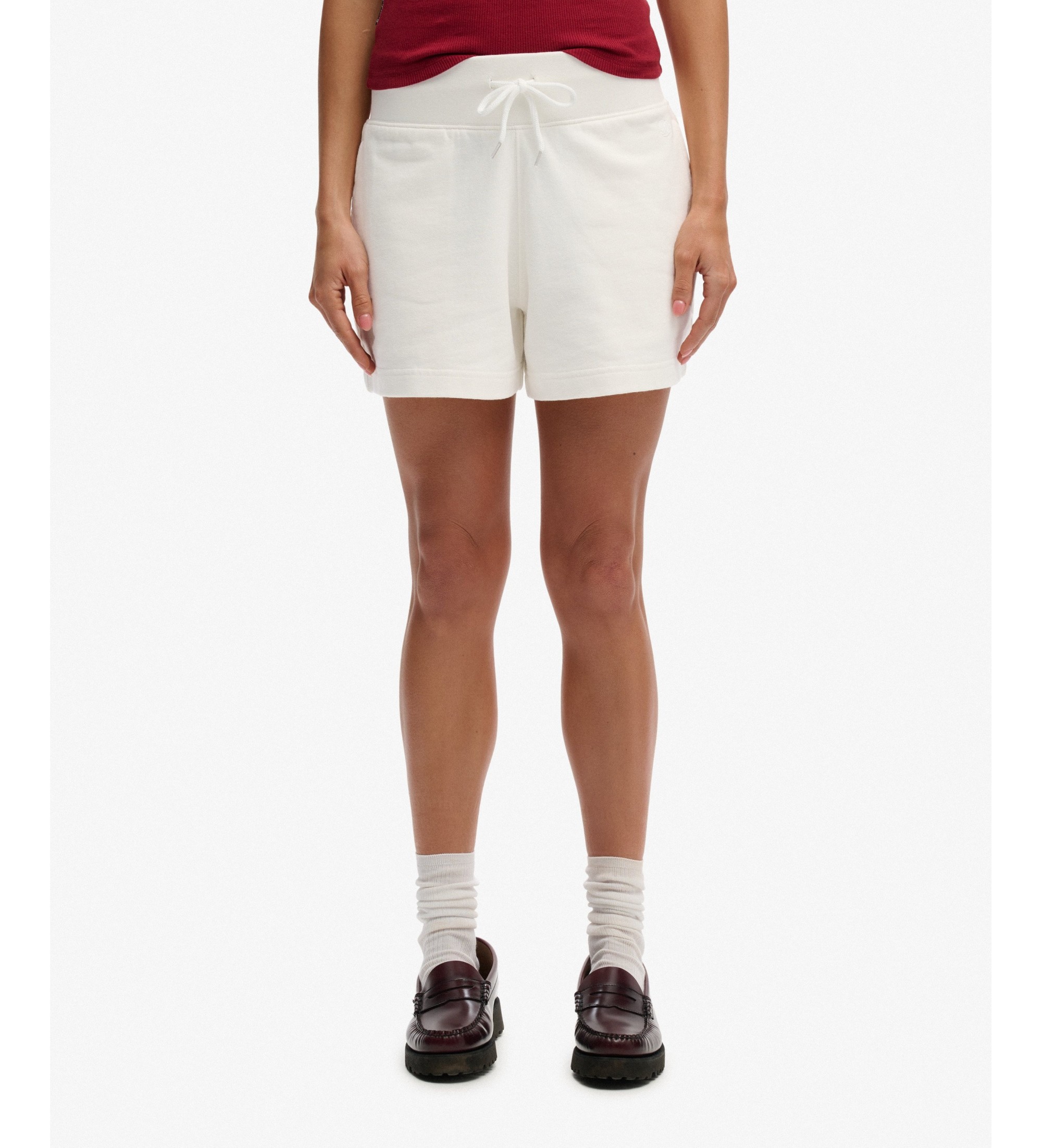 Superdry für Damen. W7110515A Short Studios weiß gebrochen (S), Lässig, Baumwolle