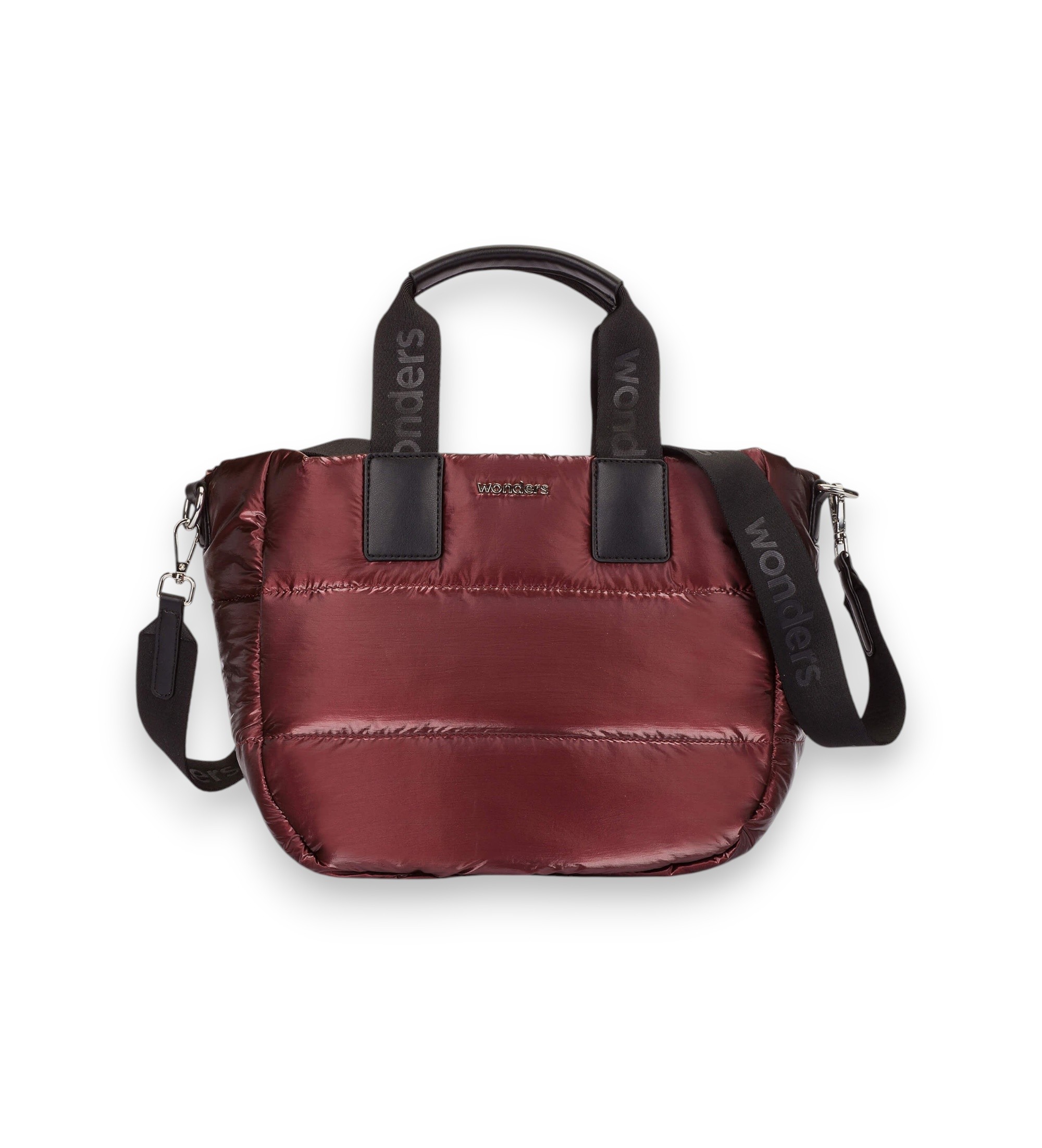 Wonders für Damen. WB-56002 Tasche Blesk granatrot (OSFA), Lässig, Kastanienbraun, Synthetisch