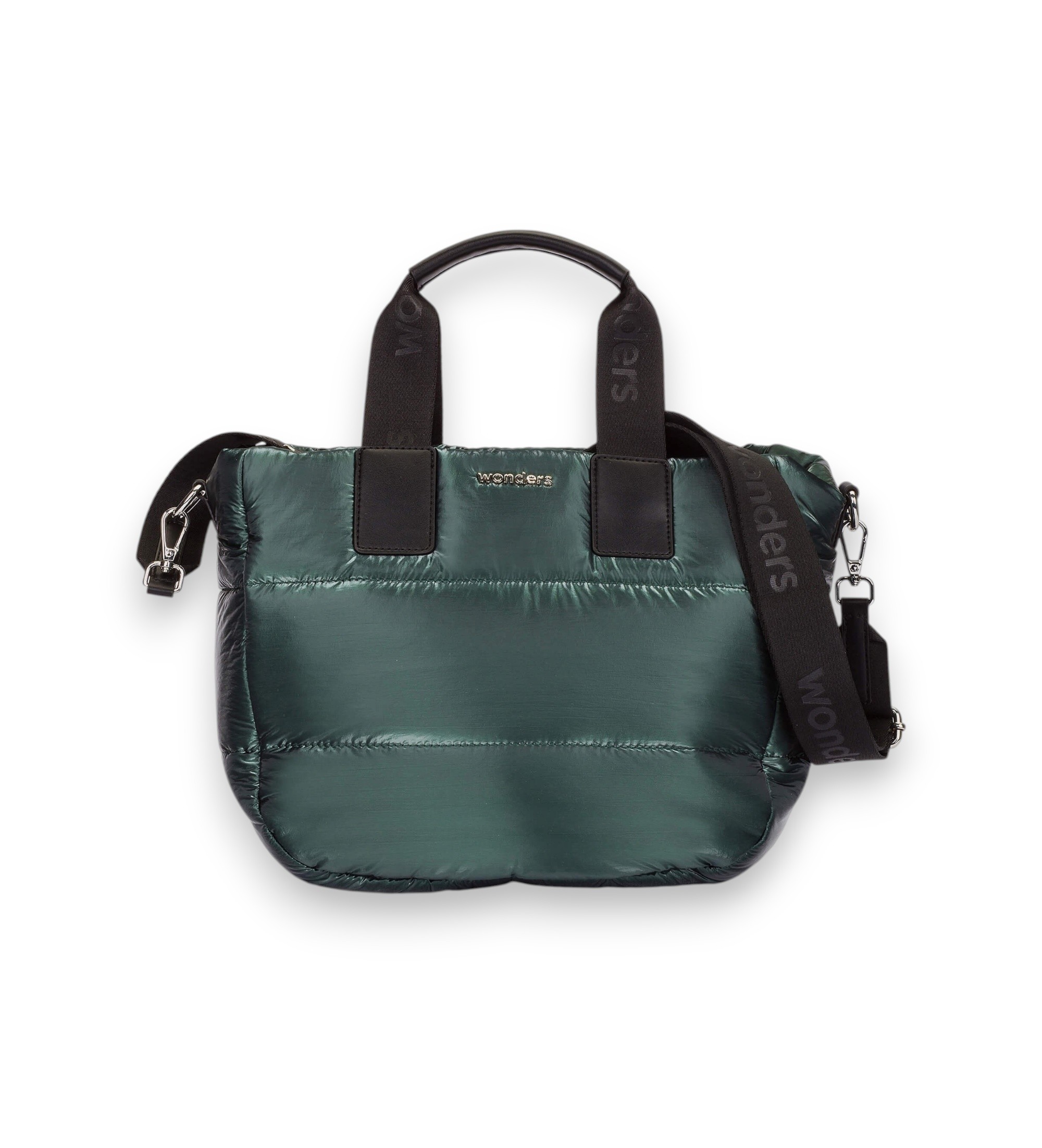 Wonders für Damen. WB-56002 Tasche Blesk grün (OSFA), Lässig, Synthetisch