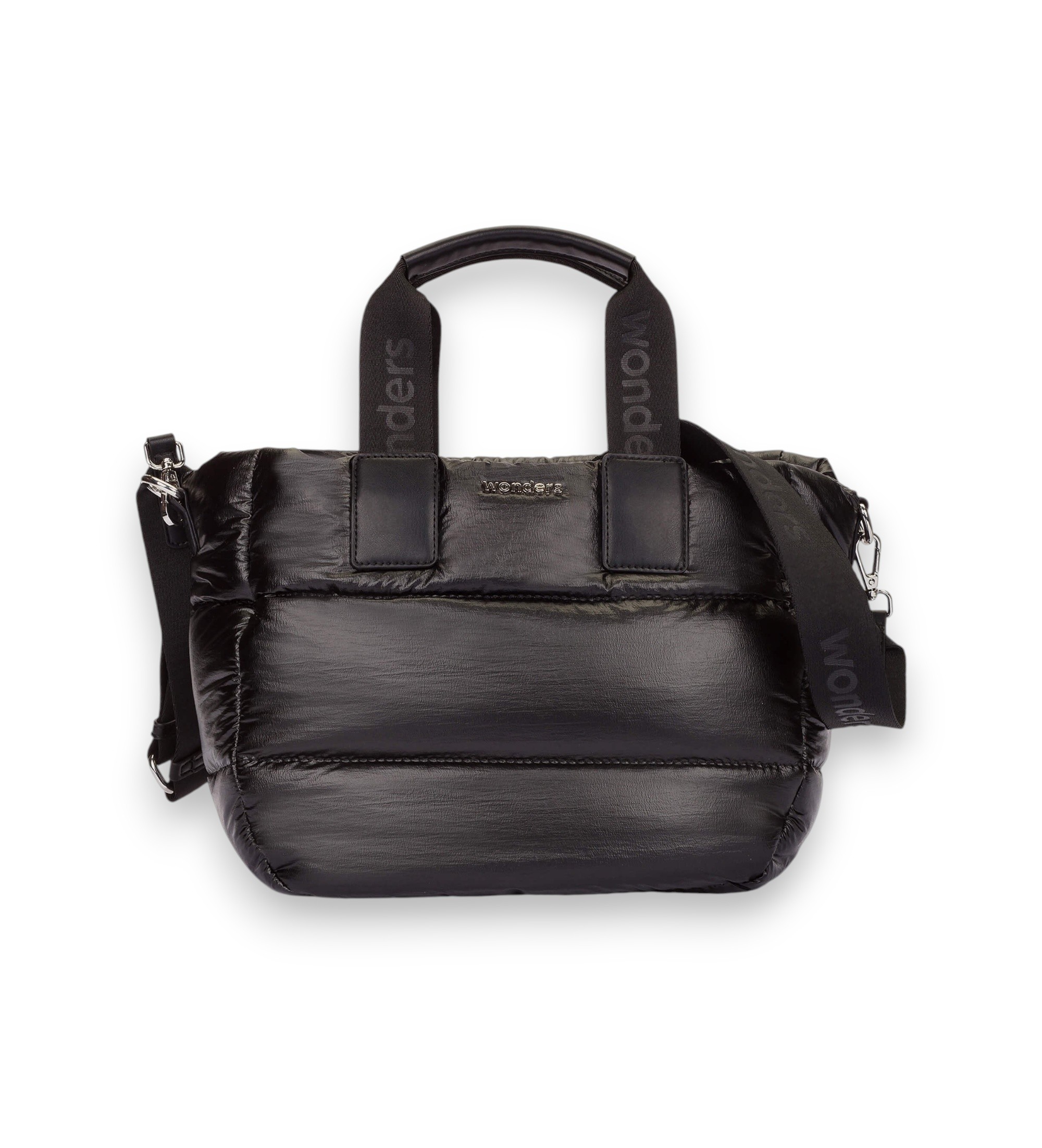 Wonders für Damen. WB-56002 Tasche Blesk schwarz (OSFA), Lässig, Synthetisch