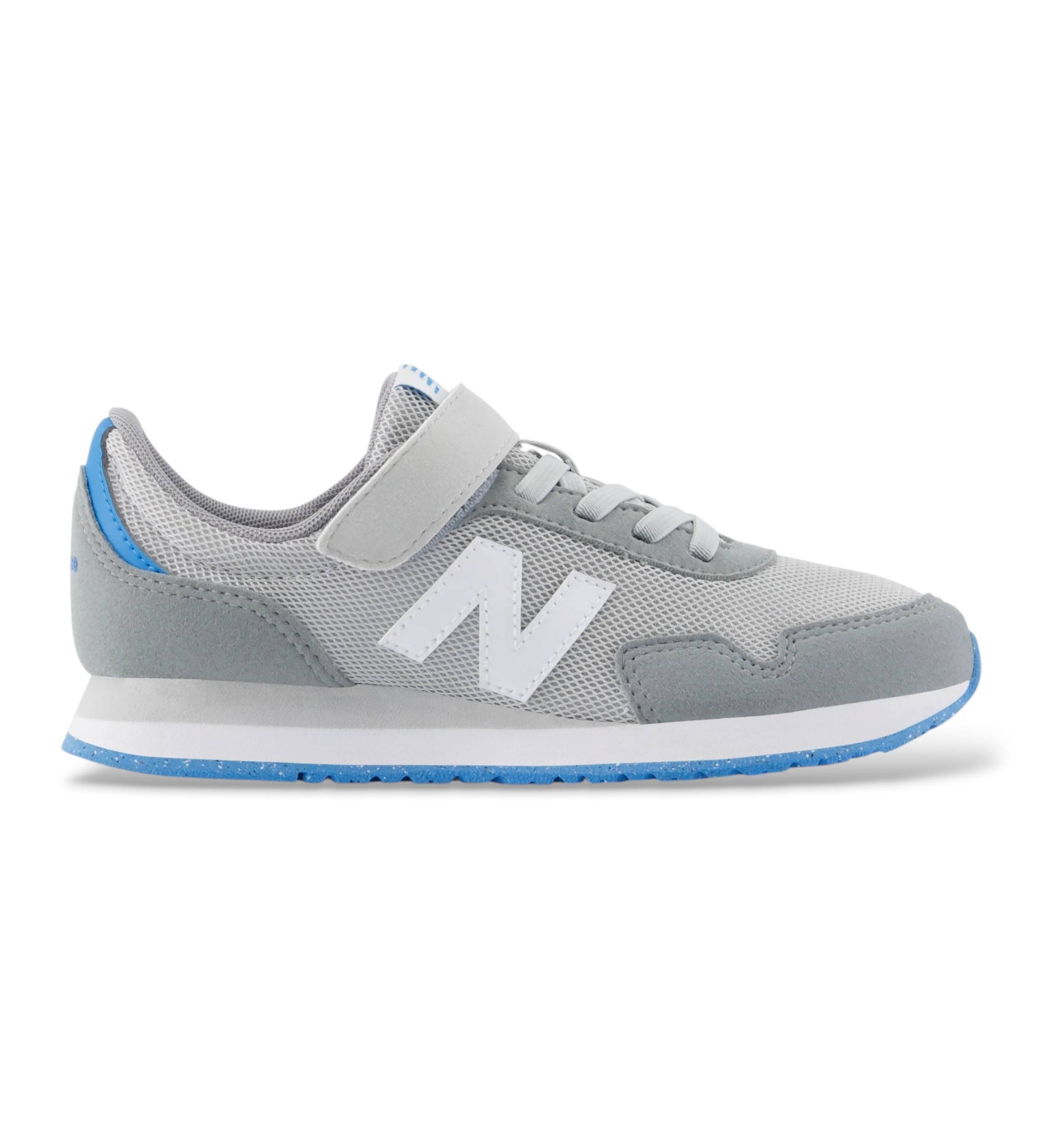 New Balance Unisex für Kinder. P323V1_KL Sneaker 323 Bungee Lace grau (02 M = 33.5 M), Wohnung, Schnürsenkel, Klettverschluss, Lässig, Kinde