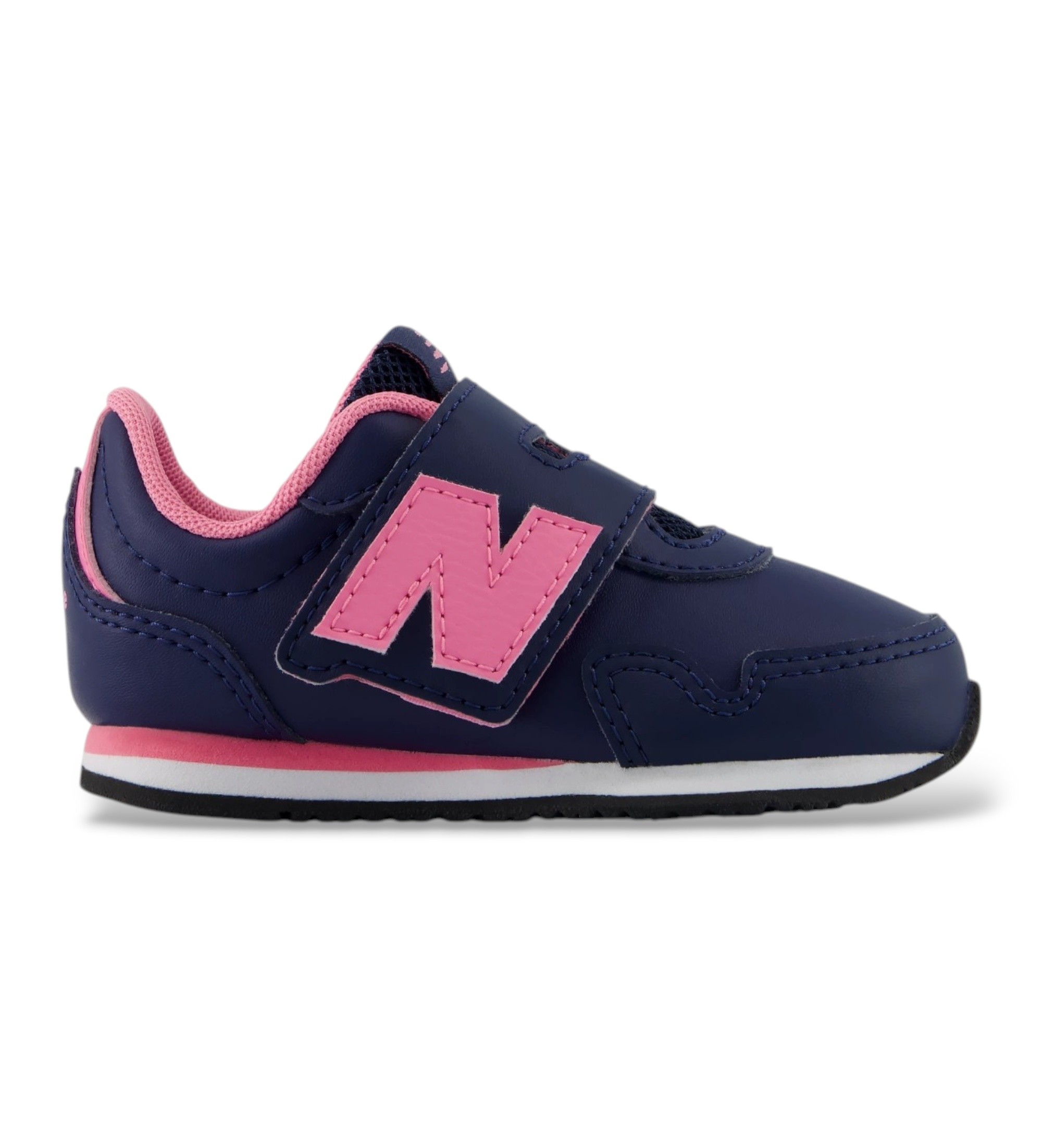New Balance Unisex für Kinder. I323V1_KL Sneaker 323 Bungee Lace Hook & Loop Marineblau (045 M = 20.5 M), Wohnung, Klettverschluss, Lässig,