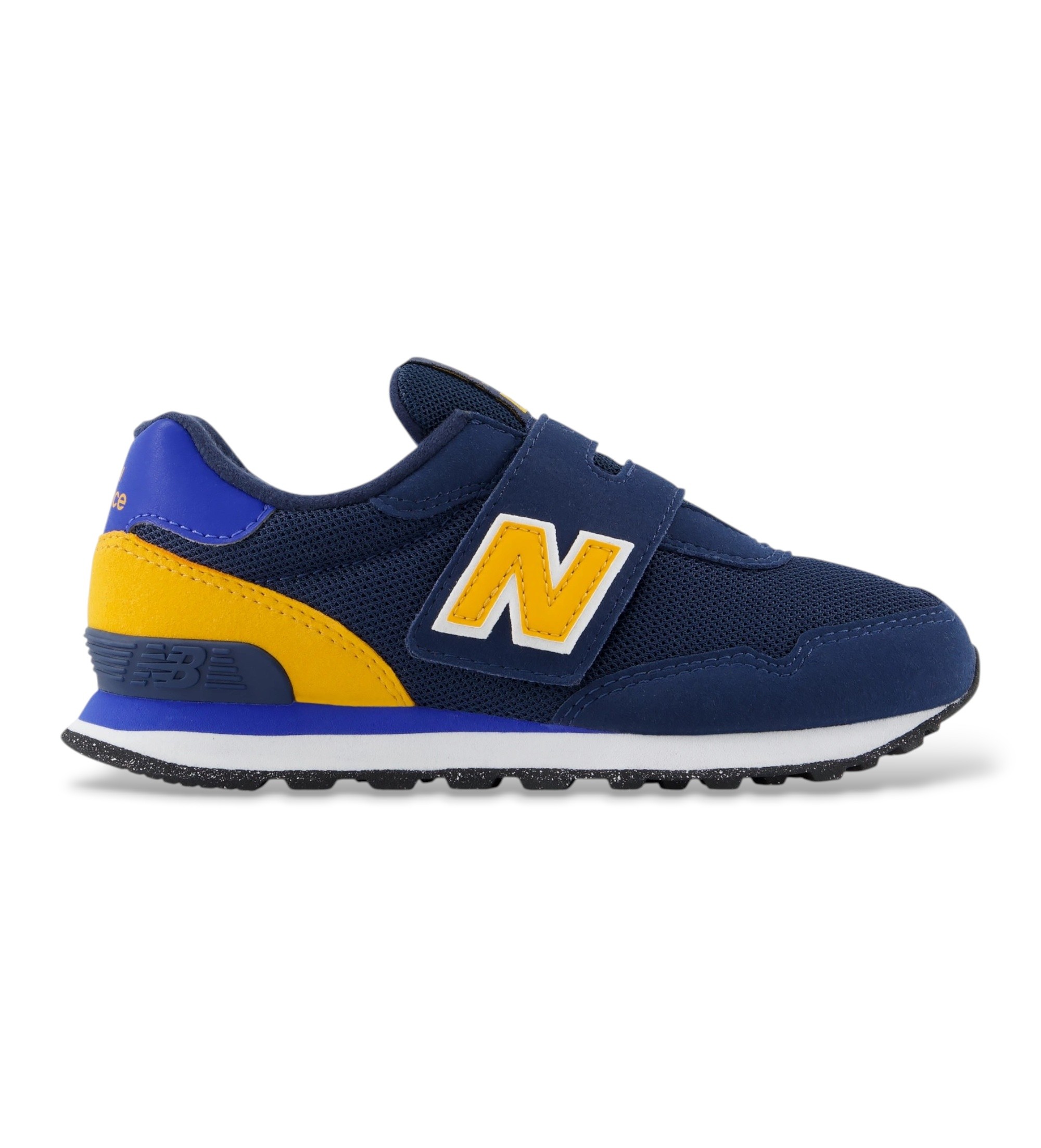 New Balance Unisex für Kinder. P515V1_KL Sneaker 515 Hook & Loop marineblau (33), Wohnung, Klettverschluss, Lässig, Kinderbekleidung