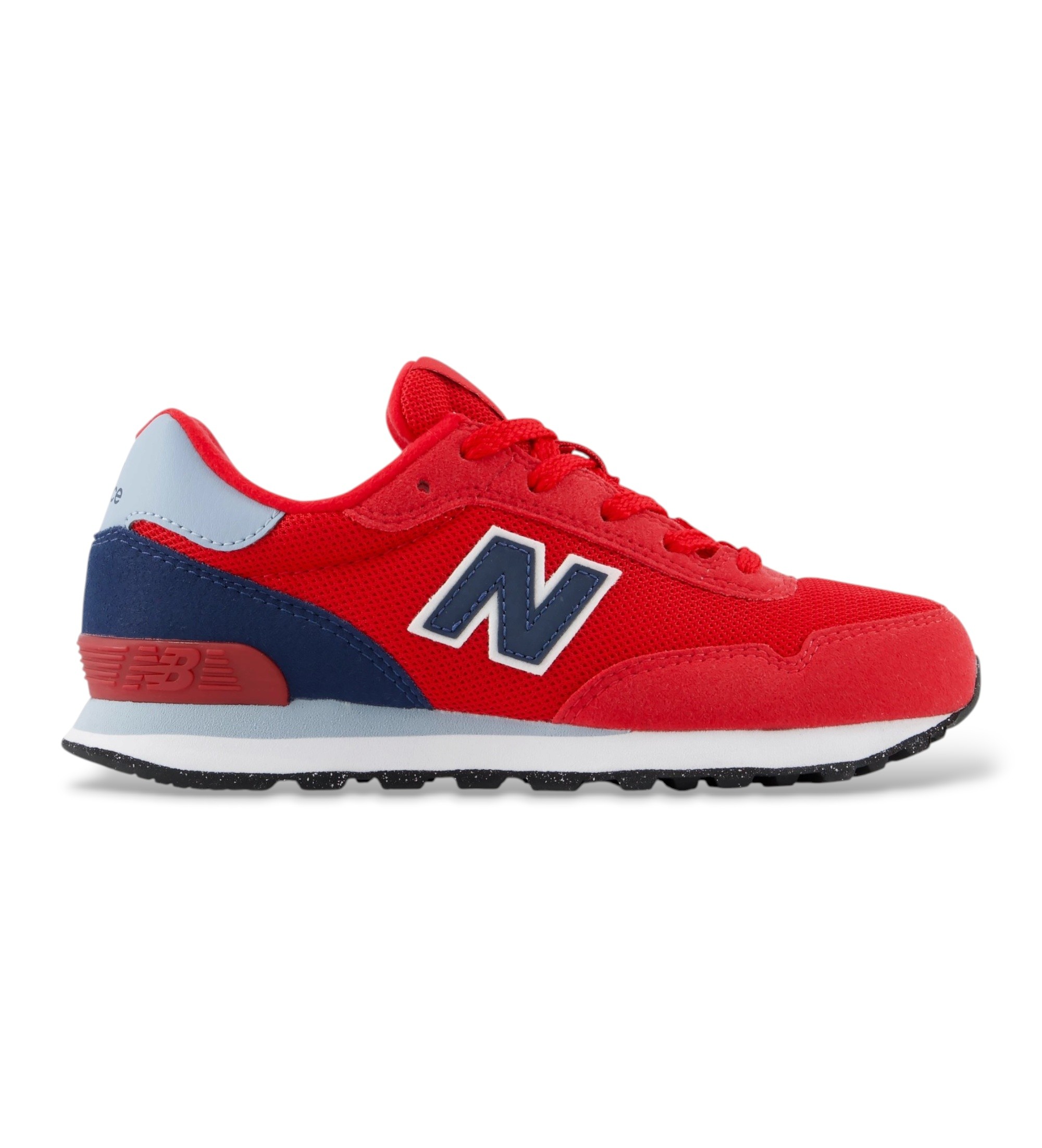 New Balance Unisex für Kinder. P515V1_KL Sneaker 515 Hook & Loop rot (35), Wohnung, Schnürsenkel, Lässig, Kinderbekleidung