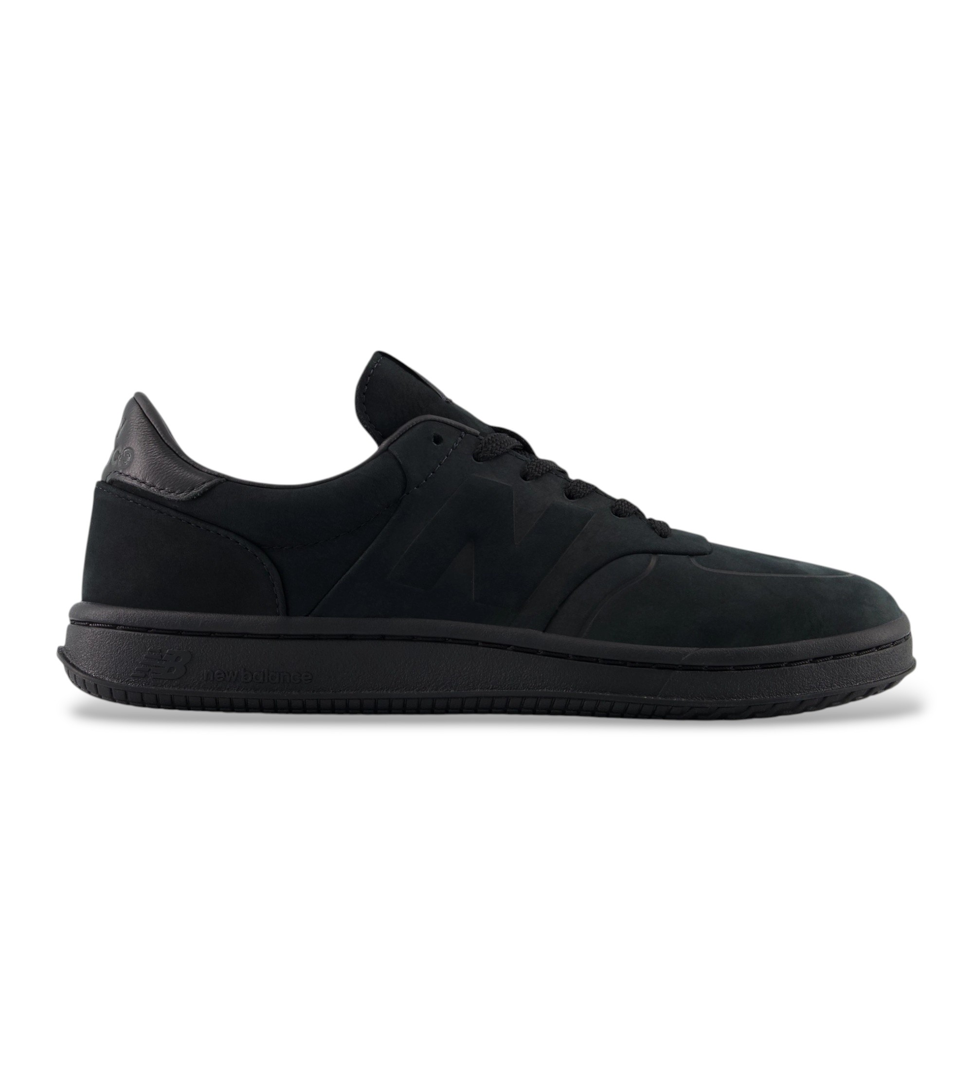 New Balance Unisex. U500DV1_LI Leder-Sneaker T500D schwarz (37), Wohnung, Nobuck, Schnürsenkel, Lässig