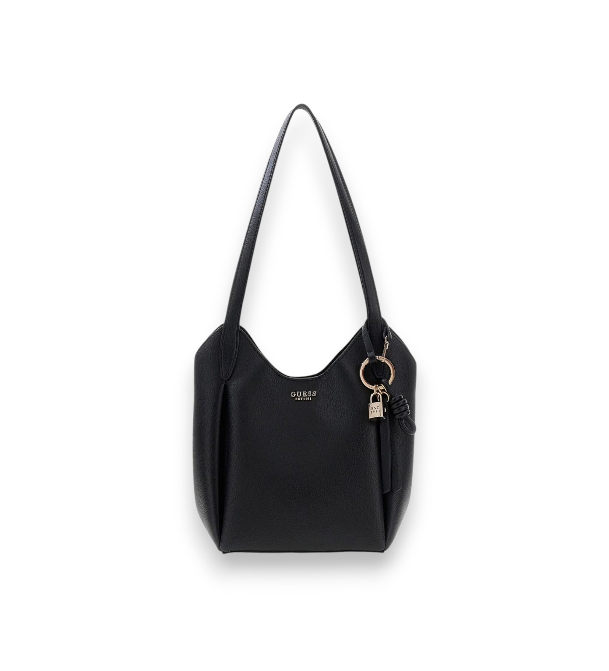Guess für Damen. HWBG9735030 Schwarze Melody-Beuteltasche (OSFA), Lässig, Polyurethan