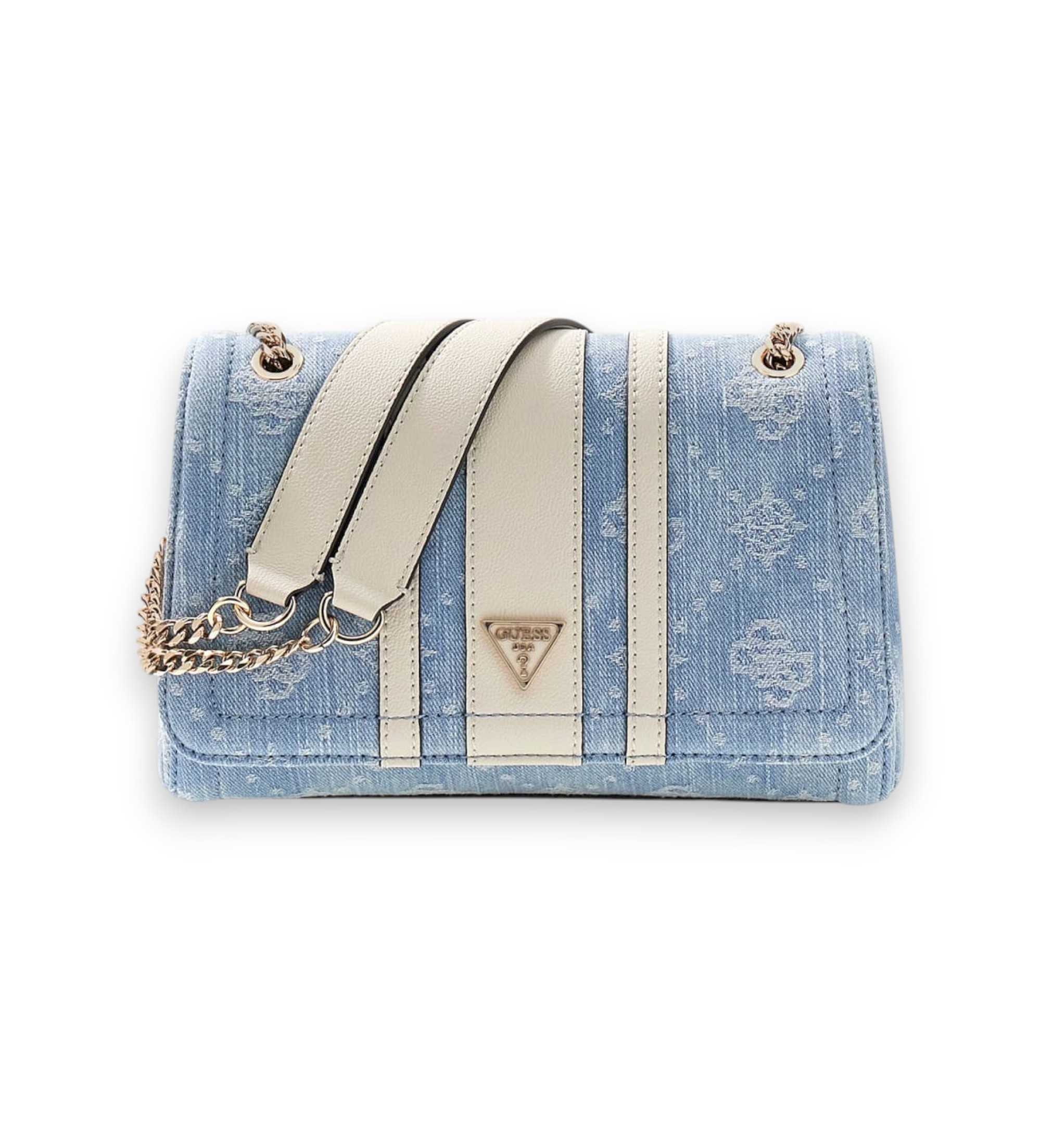 Guess für Damen. HWDL9672210 Noelle Crossbody Tasche blau (OSFA), Lässig, Baumwolle