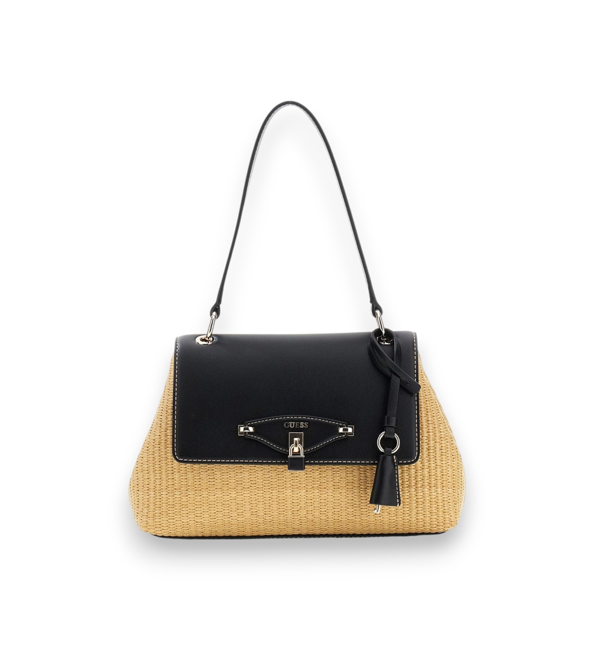 Guess für Damen. HWWG9753190 Schultertasche Maggie beige (OSFA), Lässig, Polypropylen