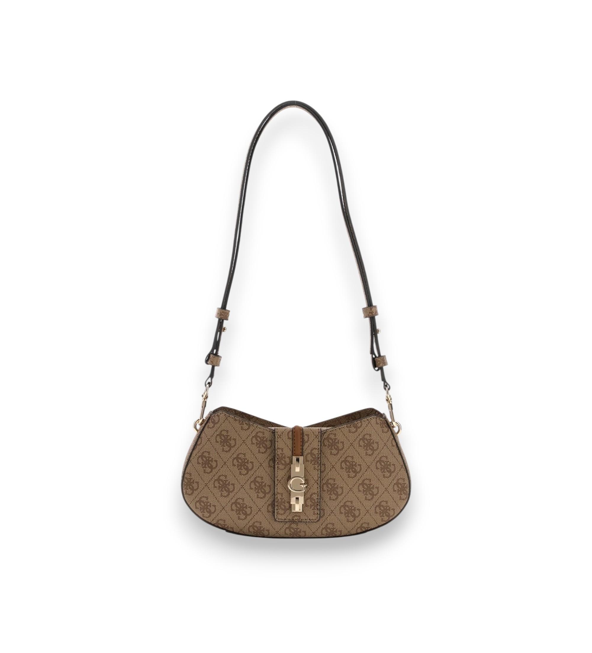 Guess für Damen. HWSG2378730 Umwandelbare Mini-Schultertasche mit Logo Yvonne beige (OSFA), Lässig, Polyurethan
